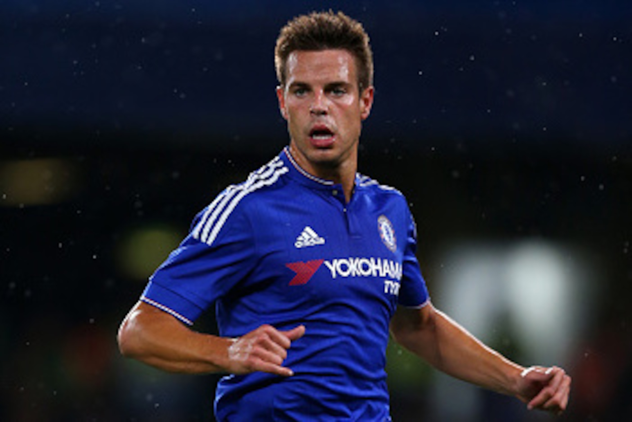 LONDON, ENGLAND - AUGUST 03:  Cesar Azpilicueta of Chelsea during the pre-season friendly between Chelsea and Fiorentina at Stamford Bridge on August 5, 2015 in London, England.  (Photo by Catherine Ivill - AMA/Getty Images)