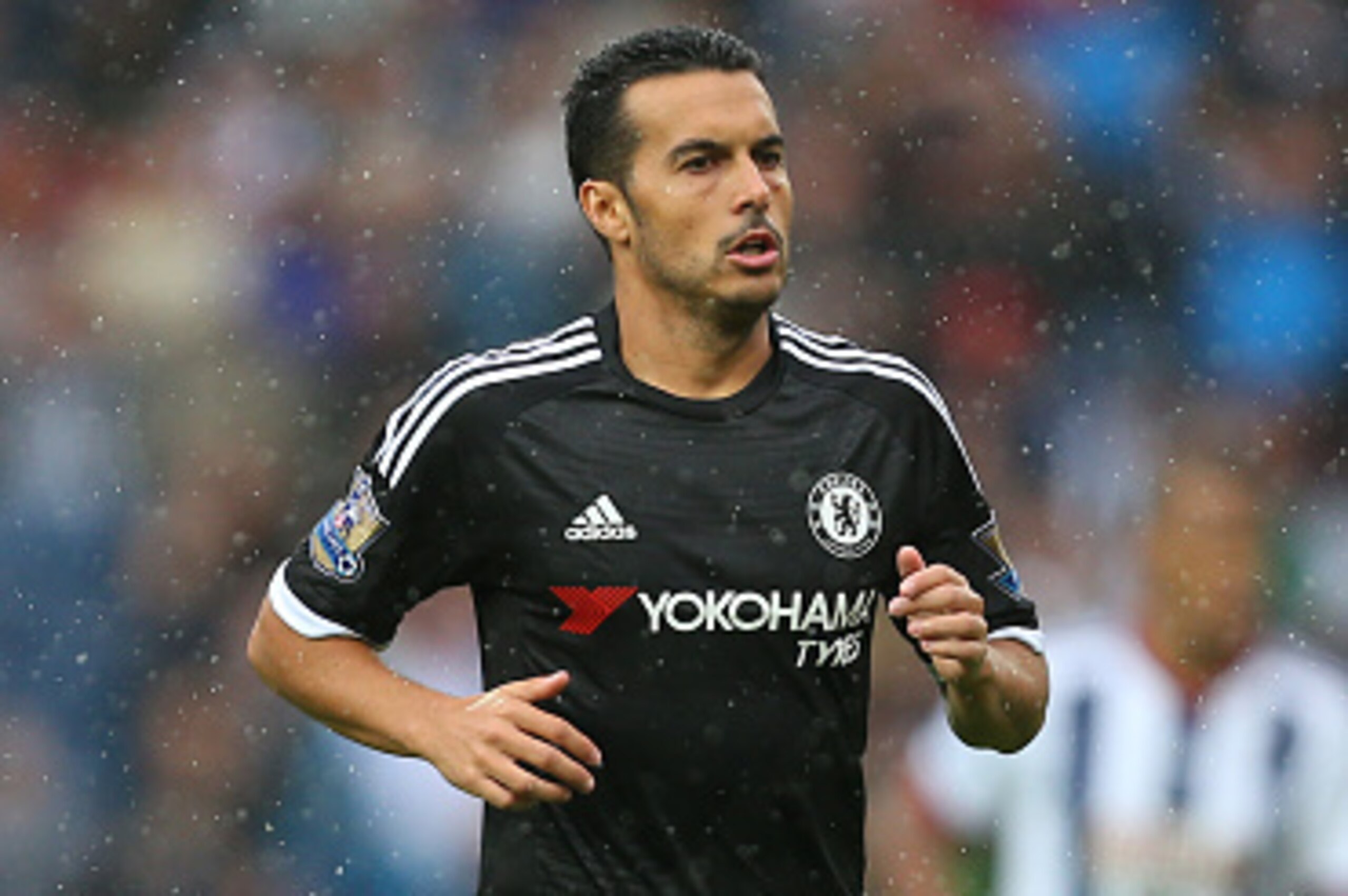 WEST BROMWICH, ENGLAND - AUGUST 23:  Pedro of Chelsea during the Barclays Premier League match between West Bromwich Albion and Chelsea on August 23, 2015 in West Bromwich, United Kingdom.  (Photo by Catherine Ivill - AMA/Getty Images)
