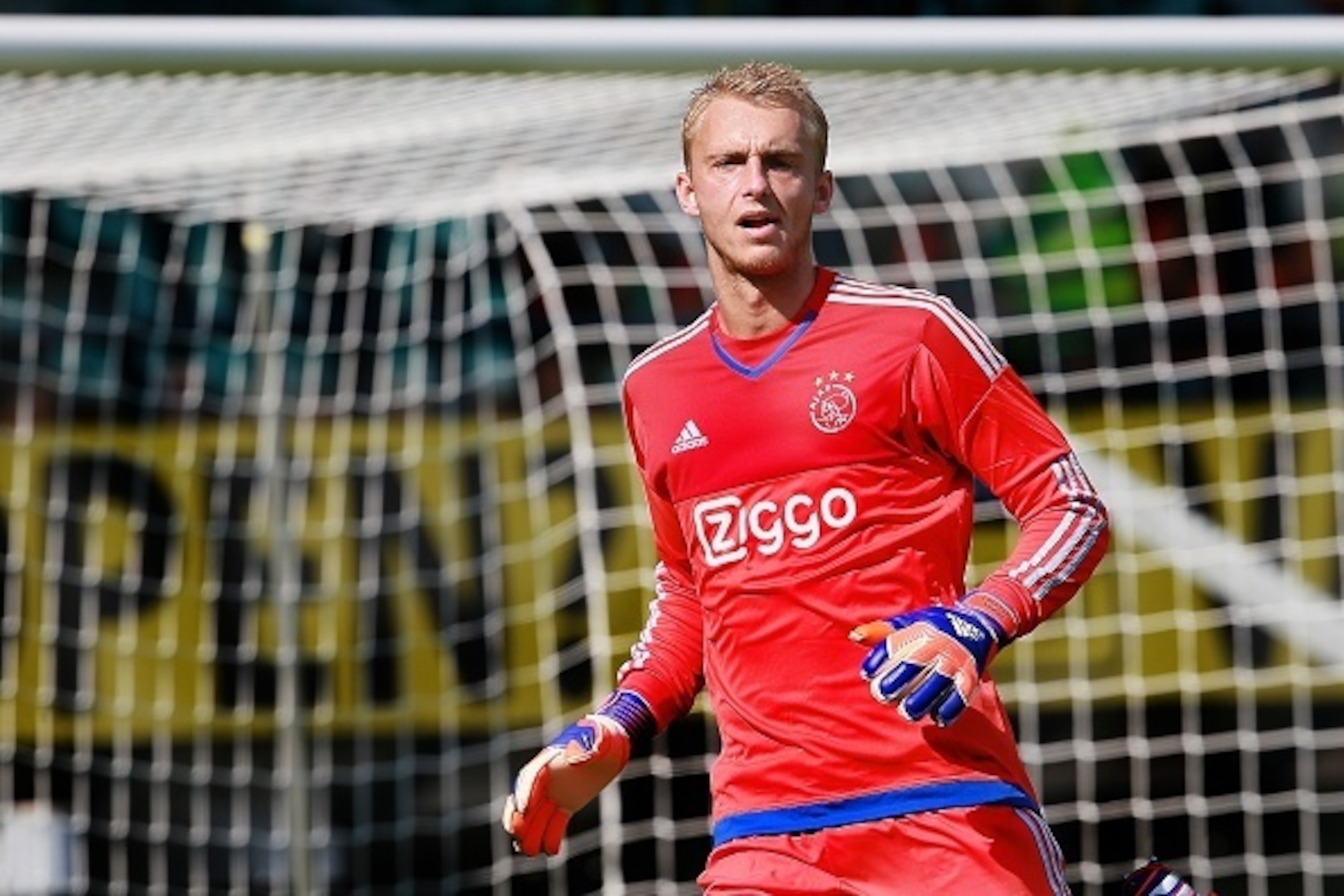 Jasper Cillessen of Ajax during the Jupiler League match between NEC Nijmegen and Ajax Amsterdam at the Goffert stadium on August 23, 2015 in Nijmegen, The Netherlands(Photo by VI Images via Getty Images)