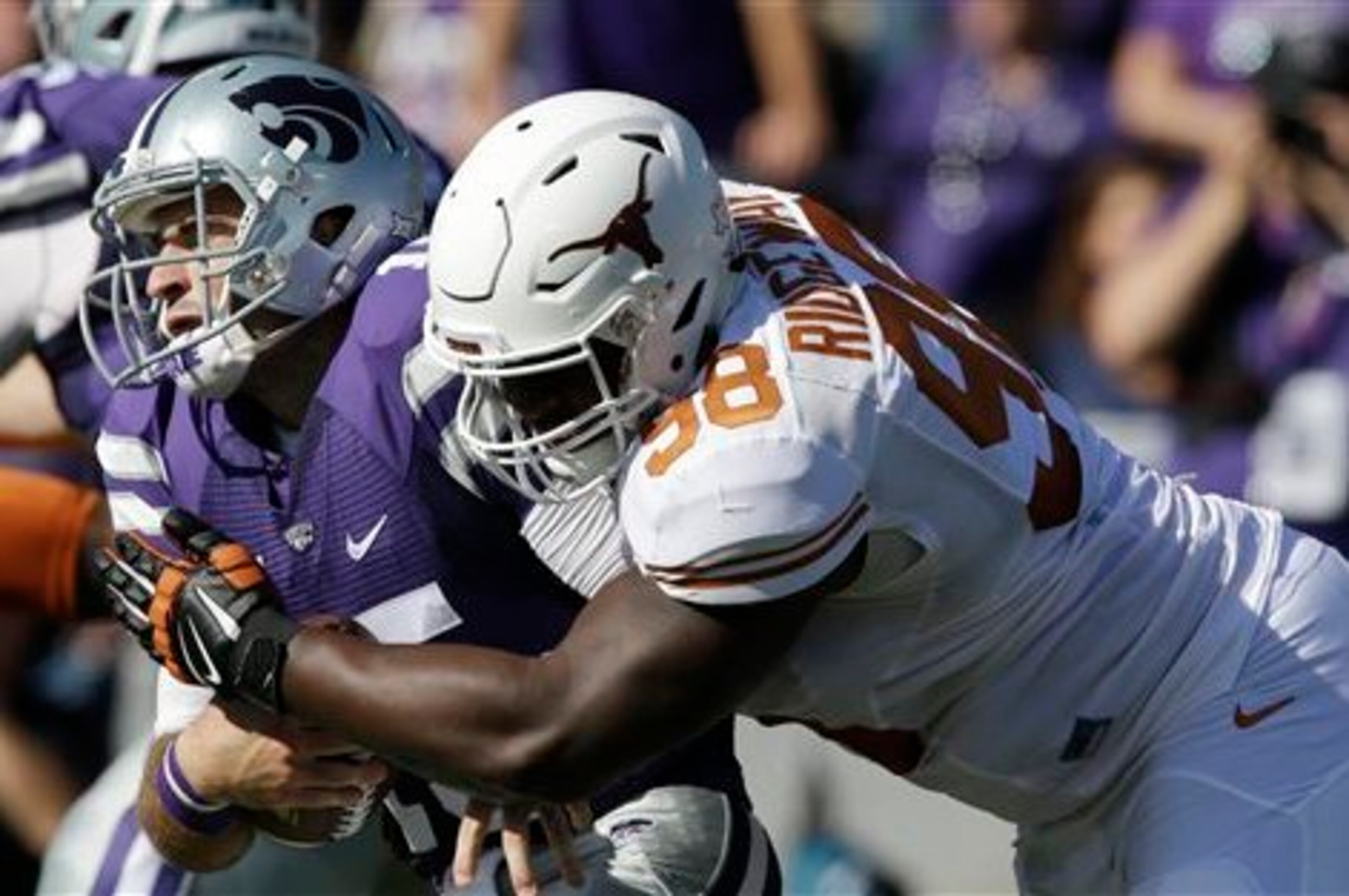 Led by Hassan Ridgeway, the Texas defensive line should be nasty in 2015.