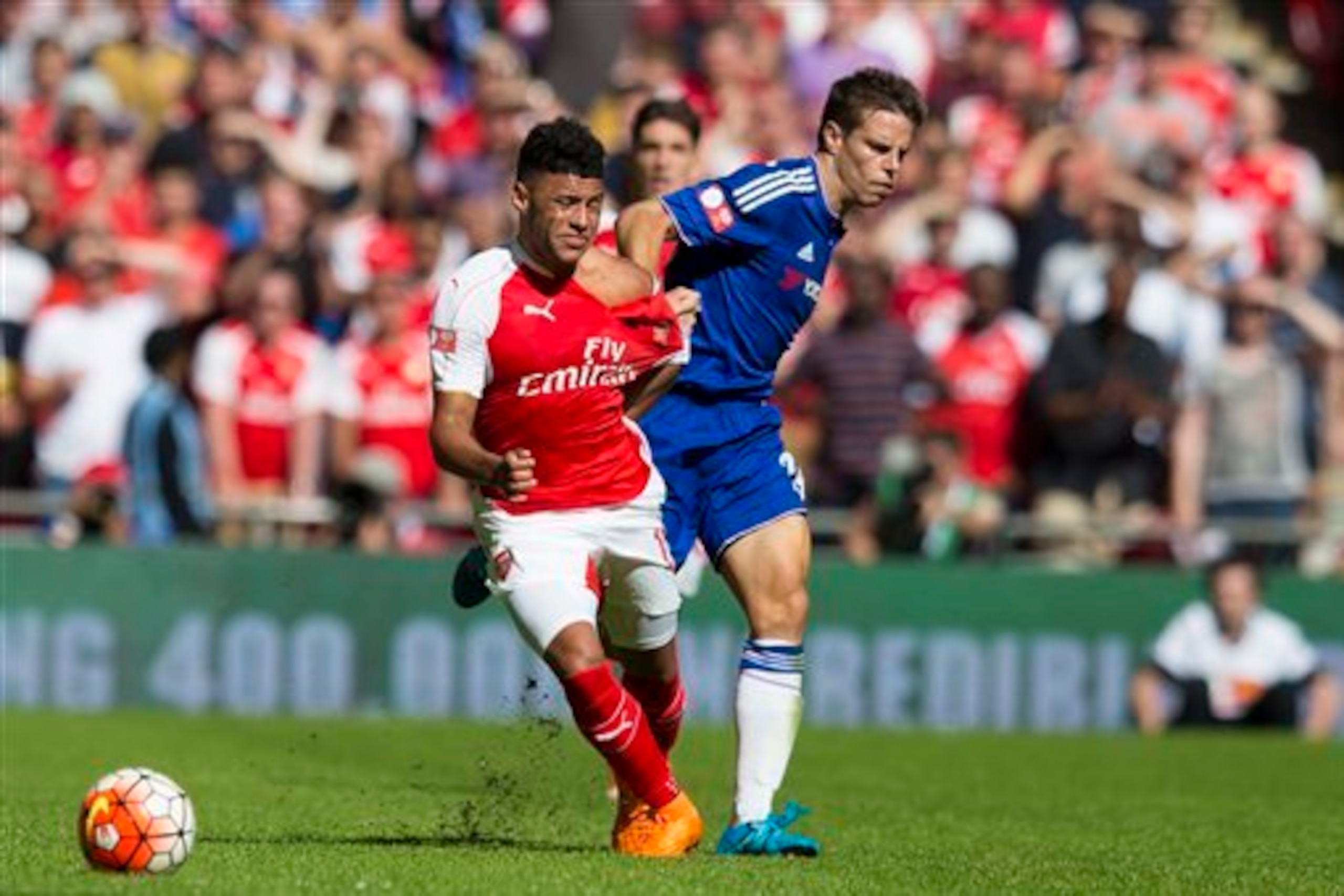 Chamberlain was a real handful at Wembley.