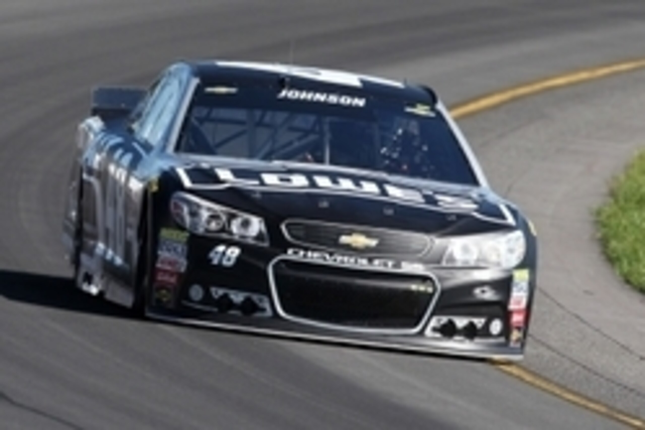 Aug 1, 2015; Long Pond, PA, USA; NASCAR Sprint Cup Series driver Jimmie Johnson (48) during practice for the Windows 10 400 at Pocono Raceway. Mandatory Credit: Matthew O'Haren-USA TODAY Sports