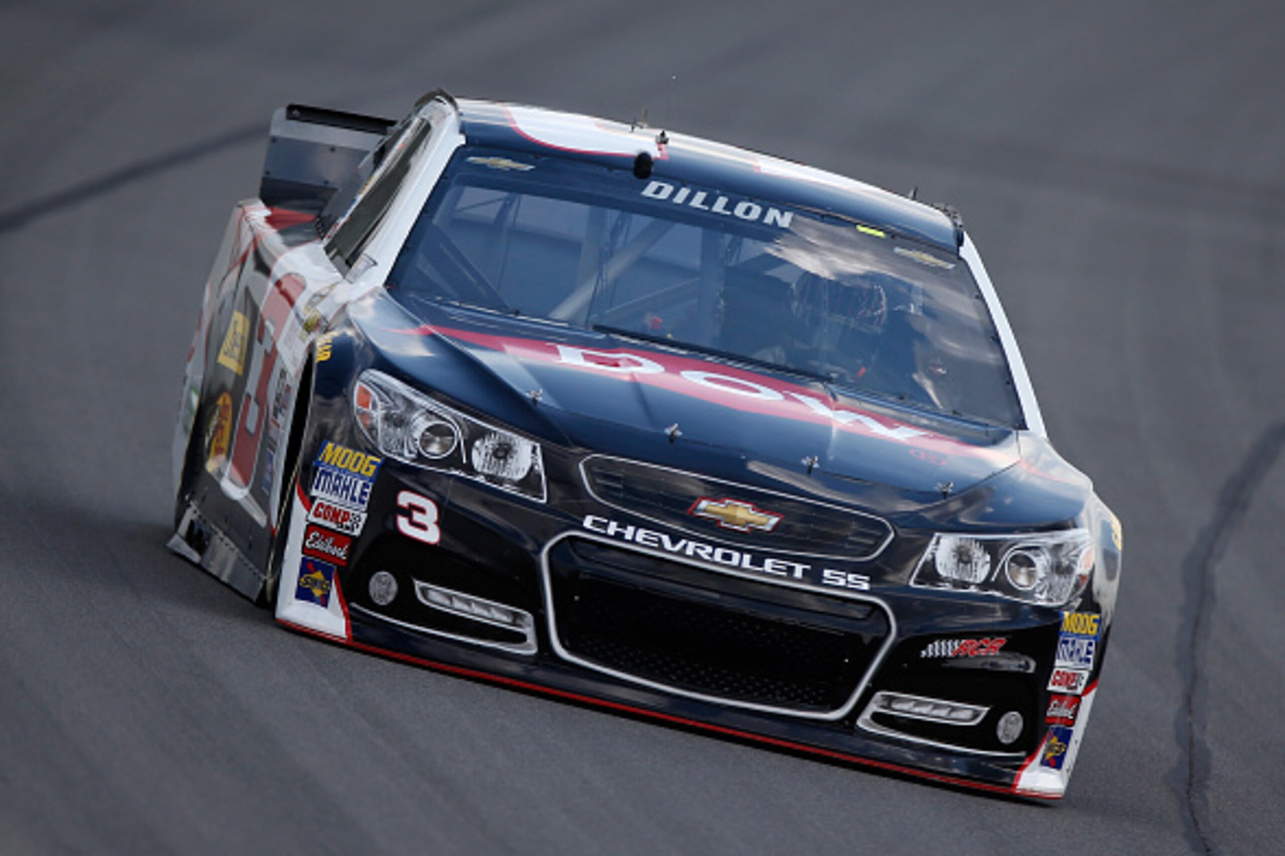 BROOKLYN, MI - AUGUST 14:  Austin Dillon, driver of the #3 Dow Chevrolet, drives during qualifying for the NASCAR Sprint Cup Series Pure Michigan 400 at Michigan International Speedway on August 14, 2015 in Brooklyn, Michigan.  (Photo by Gregory Shamus/Ge