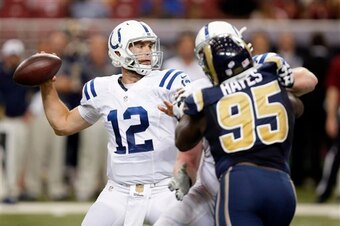 Andrew Luck will regularly lead the Colts to outings of 35 points or more.