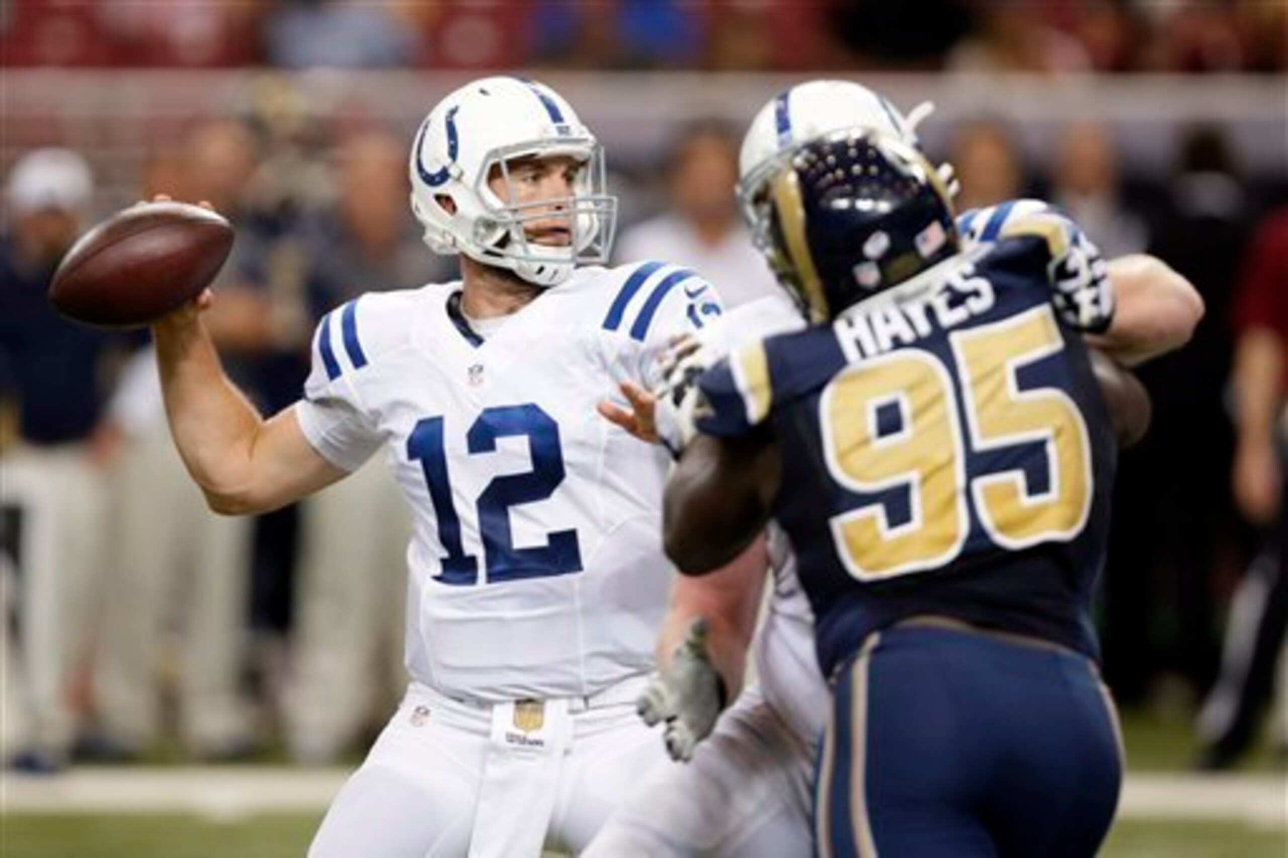 Andrew Luck will regularly lead the Colts to outings of 35 points or more.