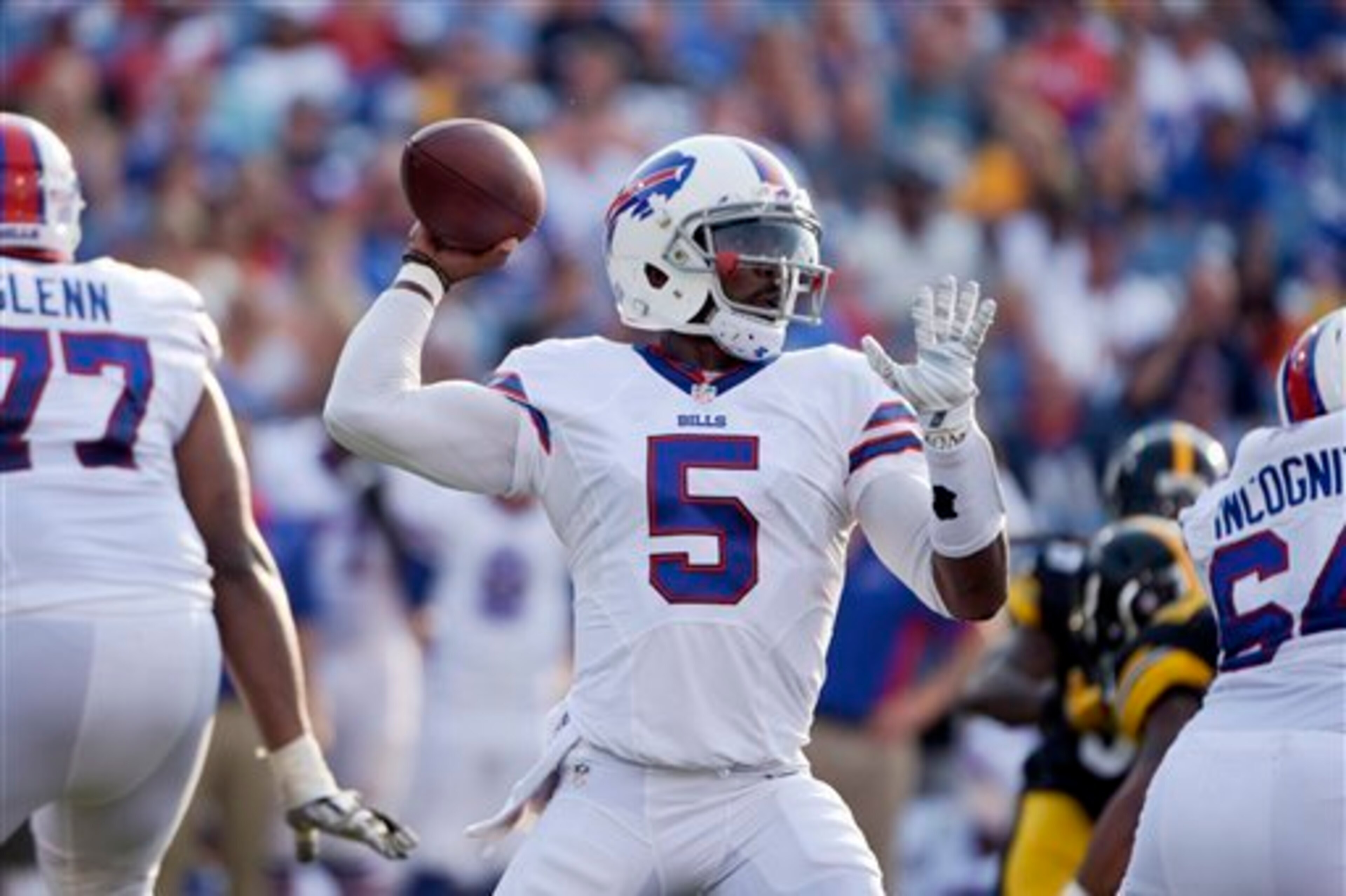 Tyrod Taylor's dynamic running ability is great, but he still needs to improve as a passer. Tyrod Taylor's dynamic running ability is great, but he still needs to improve as a passer.