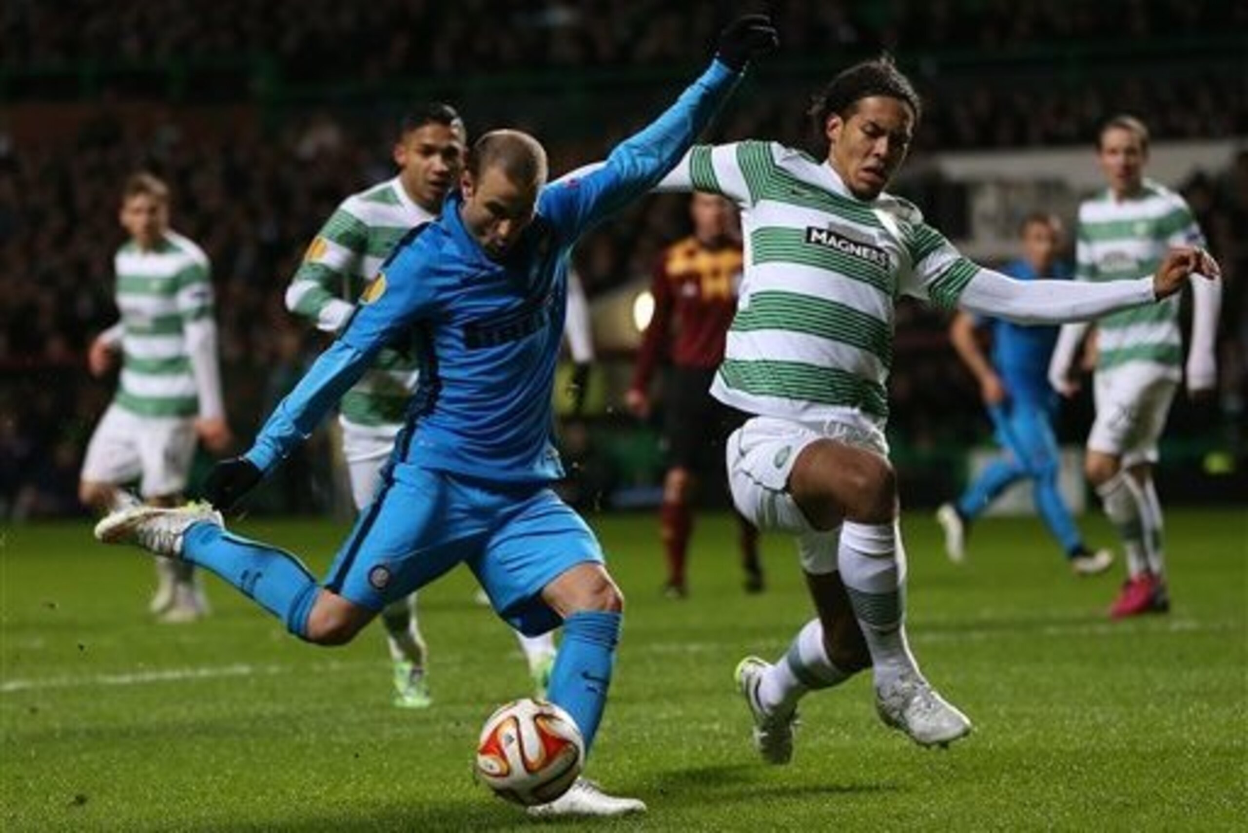 The Premier League will be a big step up for Van Dijk.