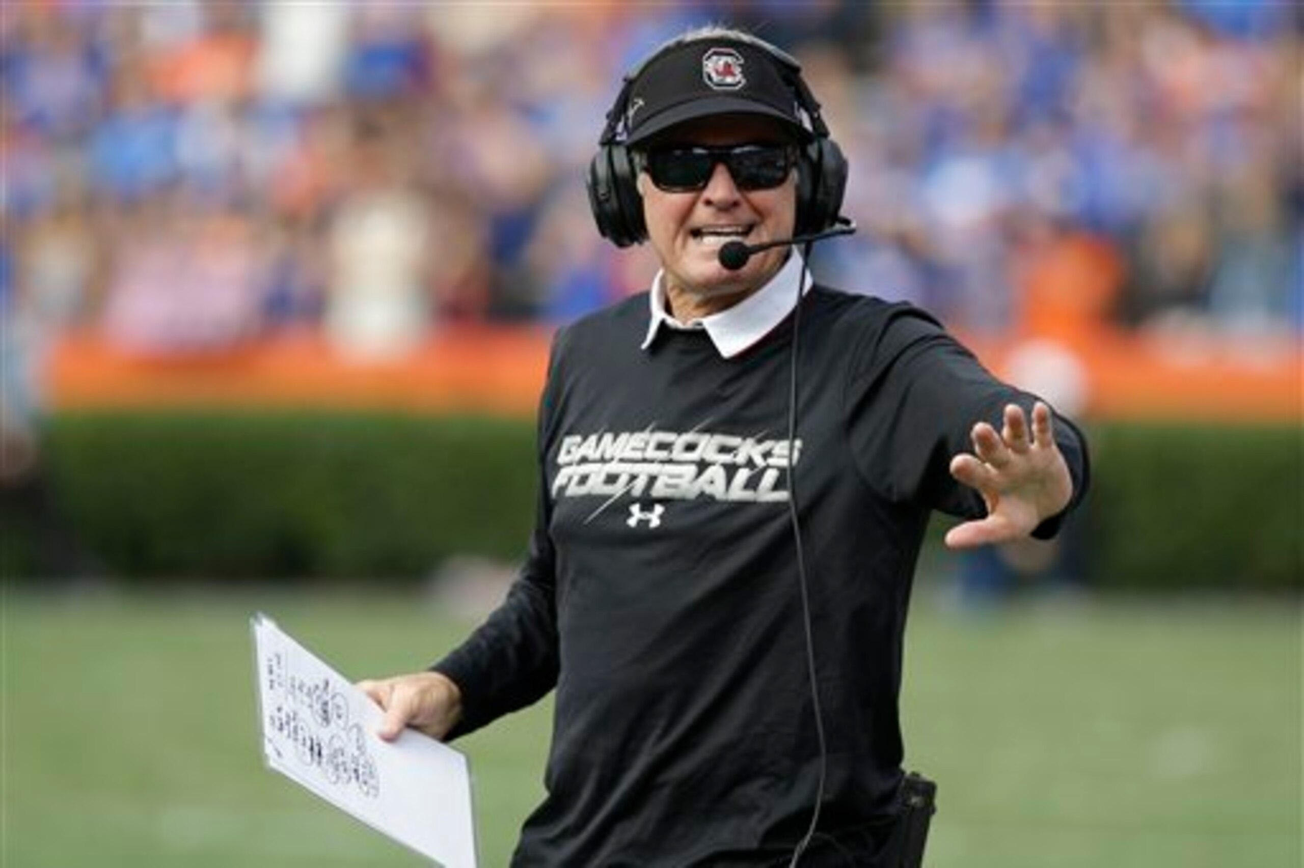 South Carolina head coach Steve Spurrier