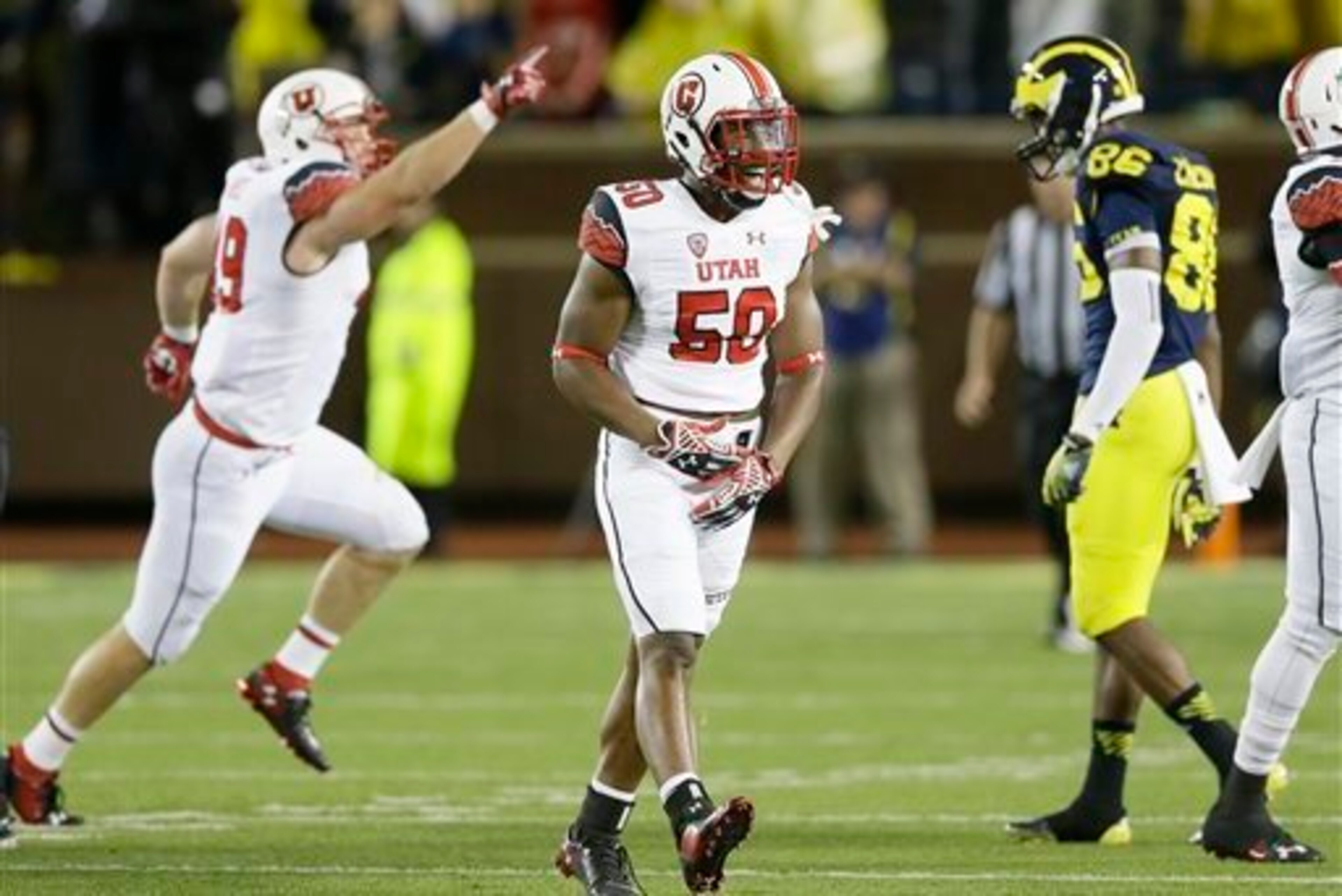 Utah beat Michigan 26-10 in 2014. Utah beat Michigan 26-10 in 2014.