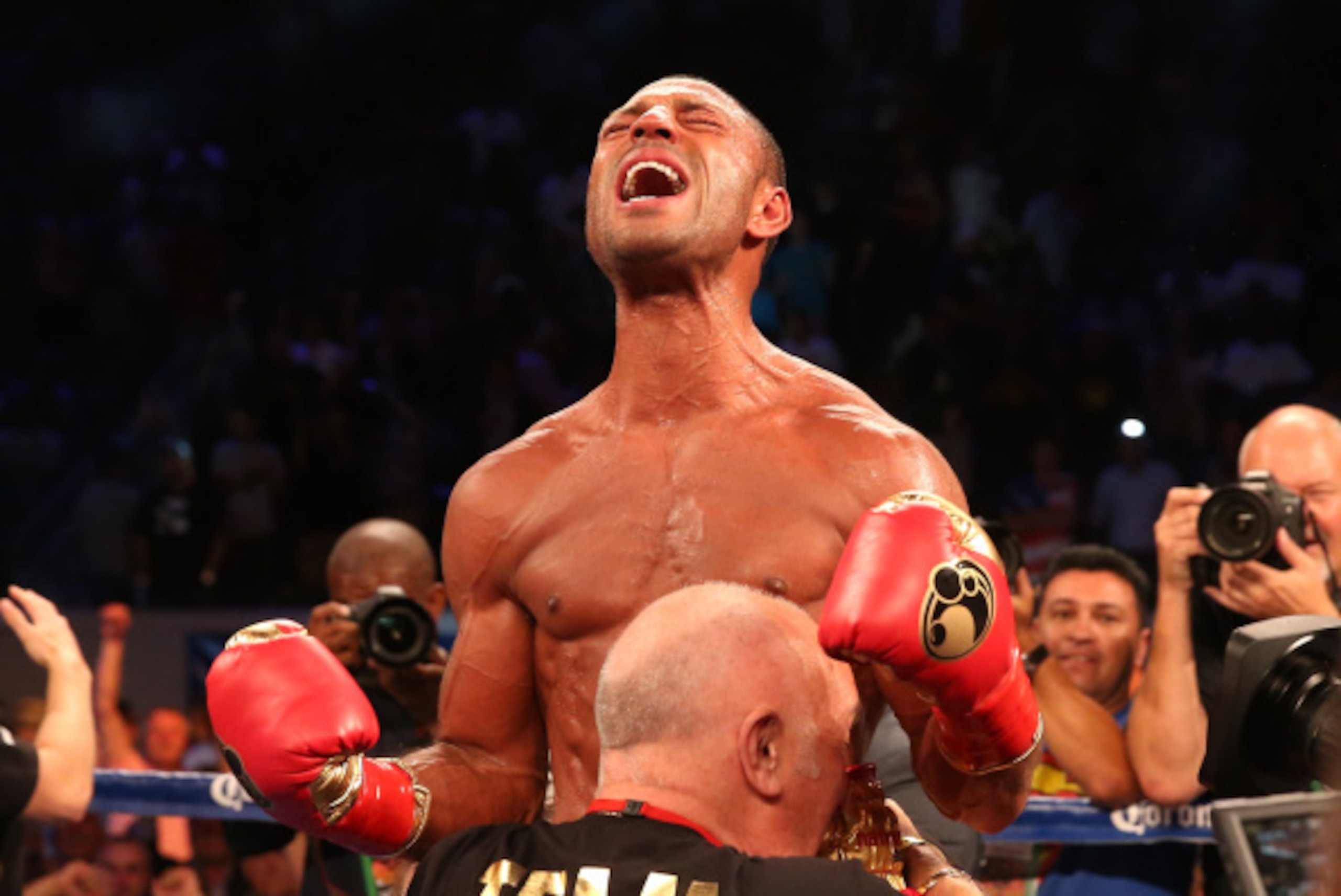LOS ANGELES, CA - AUGUST 16: Kell Brook reacts after getting the decision over Shawn Porter in their IBF Welterweight World Championship fight at StubHub Center on August 16, 2014 in Los Angeles, California. (Photo by Stephen Dunn/Getty Images) LOS ANGELES, CA - AUGUST 16: Kell Brook reacts after getting the decision over Shawn Porter in their IBF Welterweight World Championship fight at StubHub Center on August 16, 2014 in Los Angeles, California. (Photo by Stephen Dunn/Getty Images)