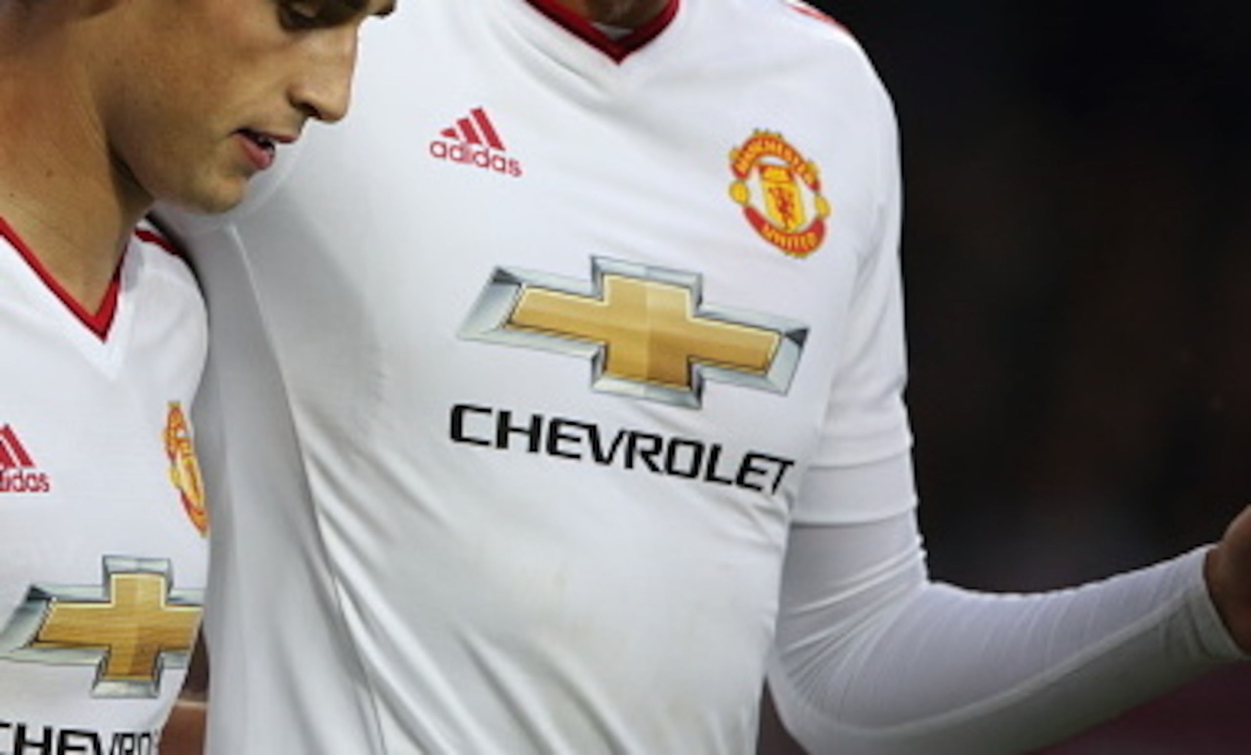 BIRMINGHAM, ENGLAND - AUGUST 14: Adnan Januzaj (L) of Manchester United celebrates with team-mate Chris Smalling after scoring a goal to make it 0-1 during the Barclays Premier League match between Aston Villa and Manchester United at Villa Park on Augus BIRMINGHAM, ENGLAND - AUGUST 14: Adnan Januzaj (L) of Manchester United celebrates with team-mate Chris Smalling after scoring a goal to make it 0-1 during the Barclays Premier League match between Aston Villa and Manchester United at Villa Park on Augus