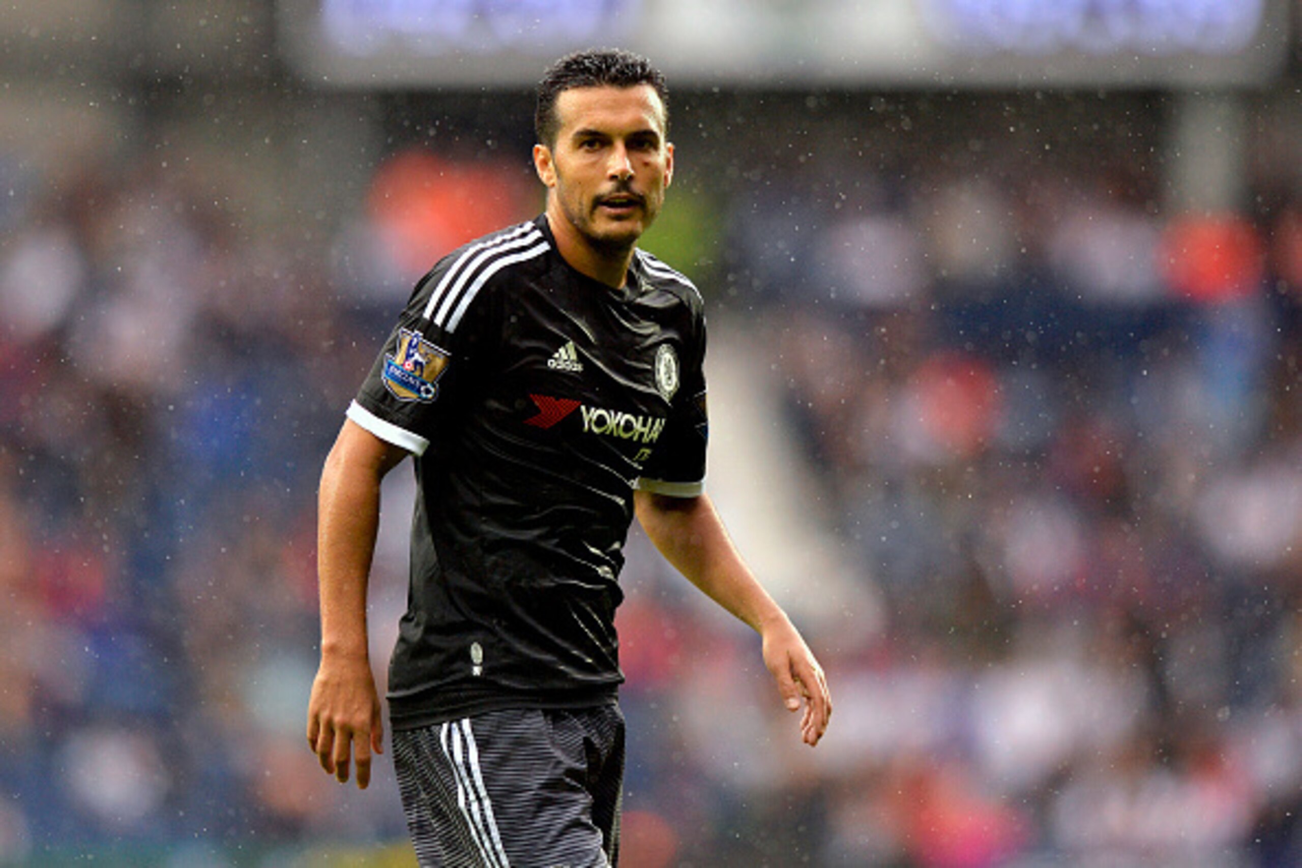 WEST BROMWICH, ENGLAND - AUGUST 23:  Pedro of Chelsea during the Barclays Premier League match between West Bromwich Albion and Chelsea on August 23, 2015 in West Bromwich, United Kingdom.  (Photo by Adam Fradgley - AMA/Getty Images)