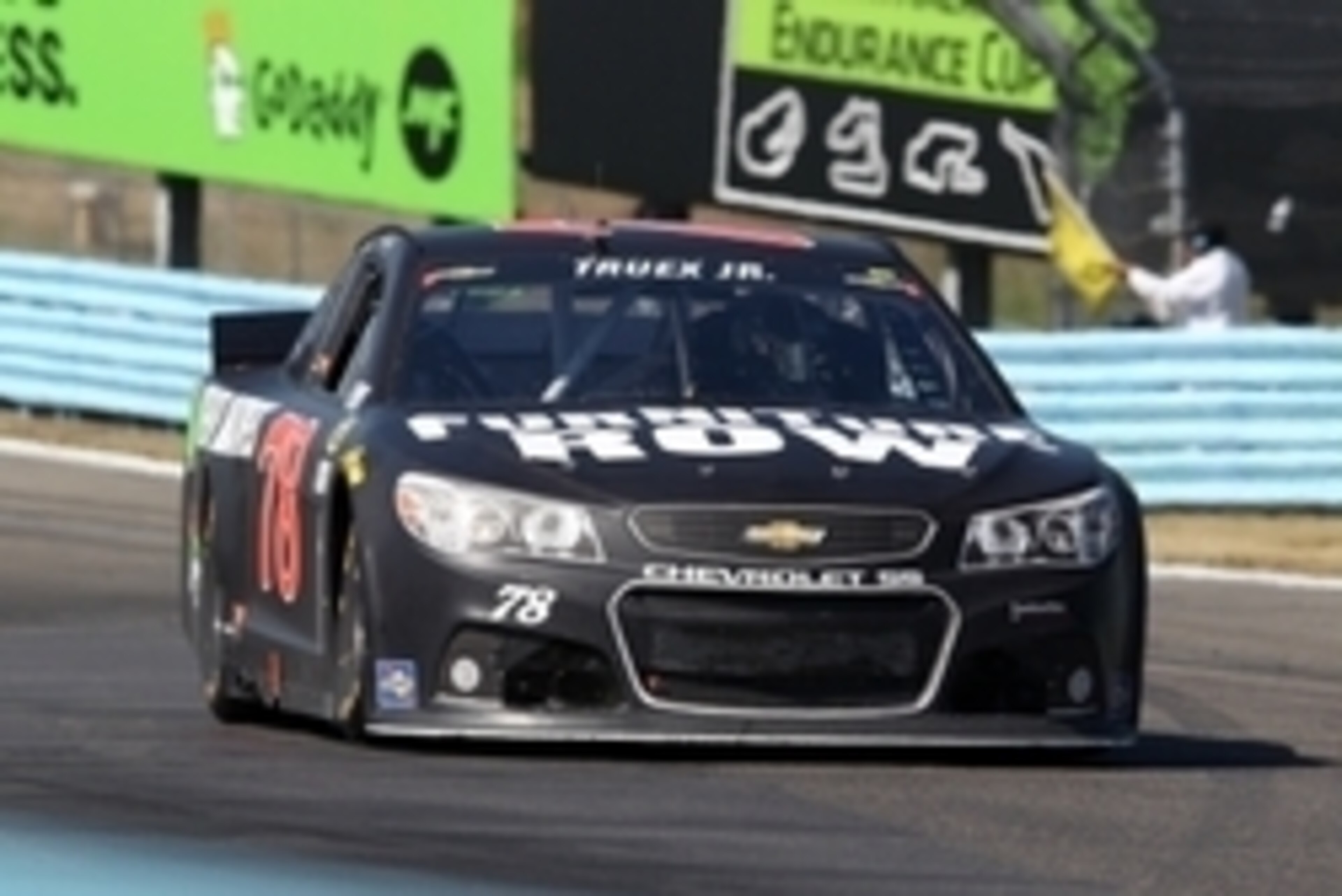 Aug 9, 2015; Watkins Glen, NY, USA; Sprint Cup Series driver Martin Truex Jr. (78) during the Cheez-It 355 at Watkins Glen International. Mandatory Credit: Timothy T. Ludwig-USA TODAY Sports
