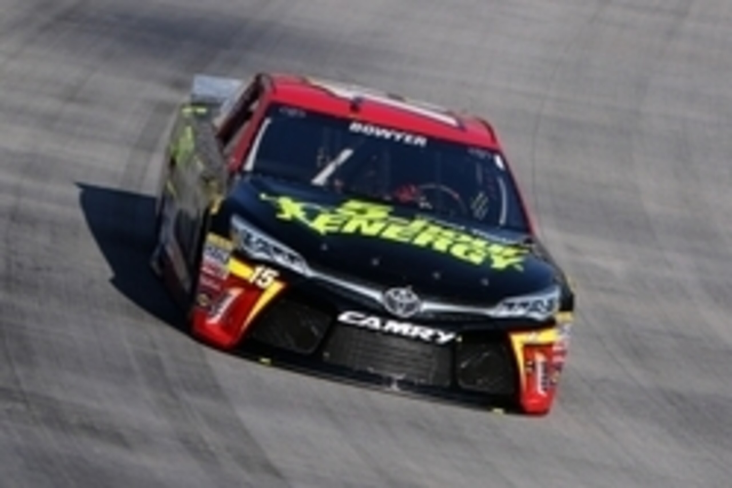 Aug 21, 2015; Bristol, TN, USA; NASCAR Sprint Cup Series driver Clint Bowyer (15) during qualifying for the Irwin Tools Night Race at Bristol Motor Speedway. Mandatory Credit: Randy Sartin-USA TODAY Sports