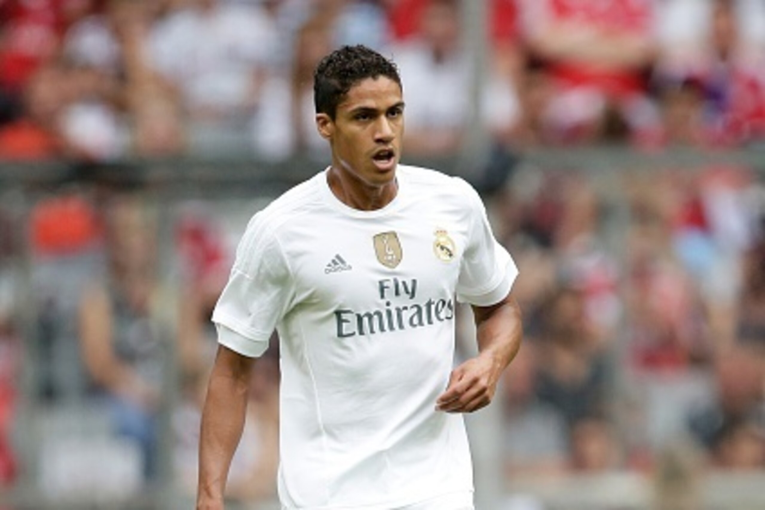 Raphael Varane of Real Madrid during the AUDI Cup match between Real Madrid and Tottenham Hotspur on August 4, 2015 at the Allianz Arena in Munich, Germany(Photo by VI Images via Getty Images)