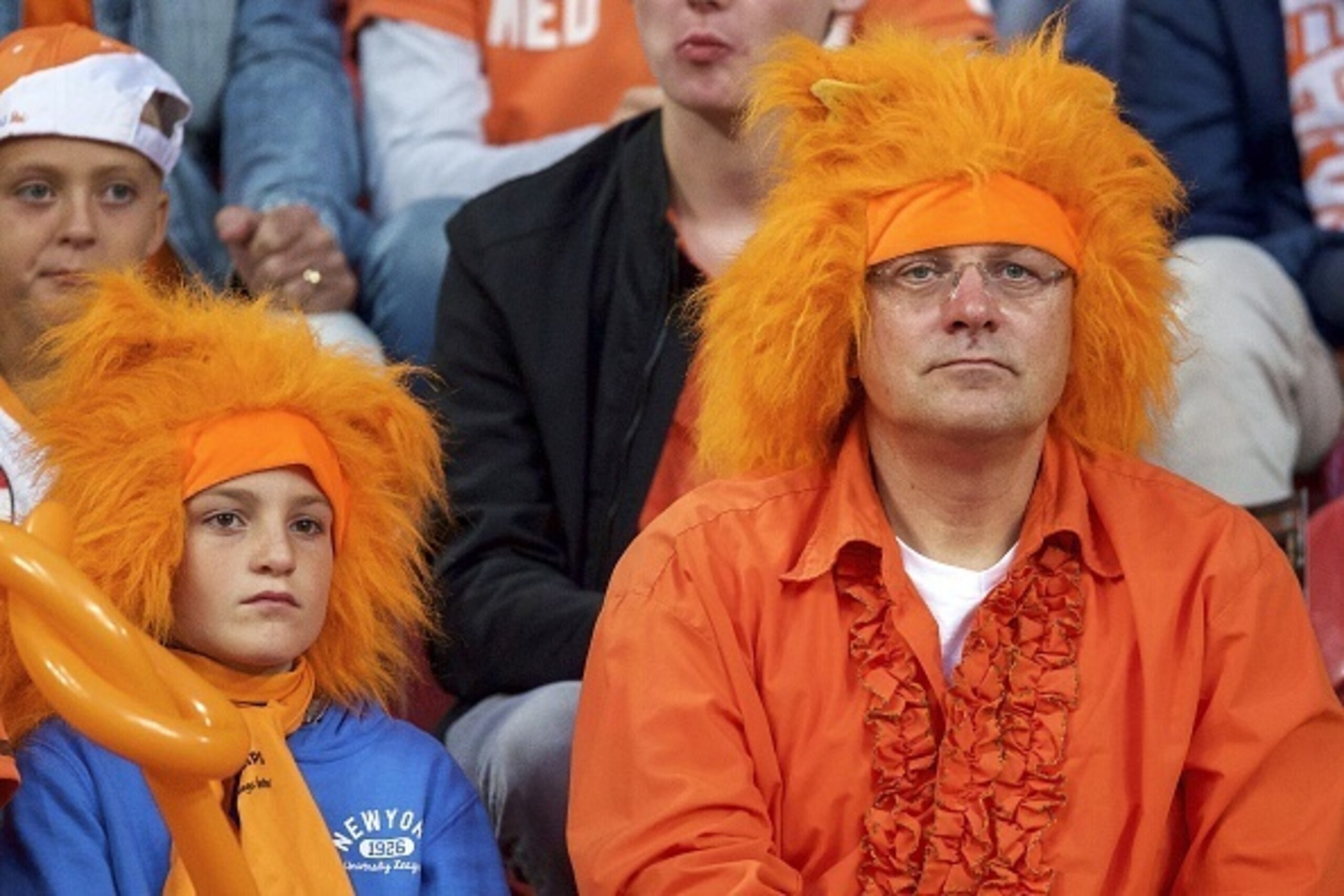 fans of The Netherlands supporters during the UEFA Euro 2016 qualifying match between Netherlands and Iceland on September 3, 2015 at the Amsterdam Arena in Amsterdam, The Netherlands.(Photo by VI Images via Getty Images)