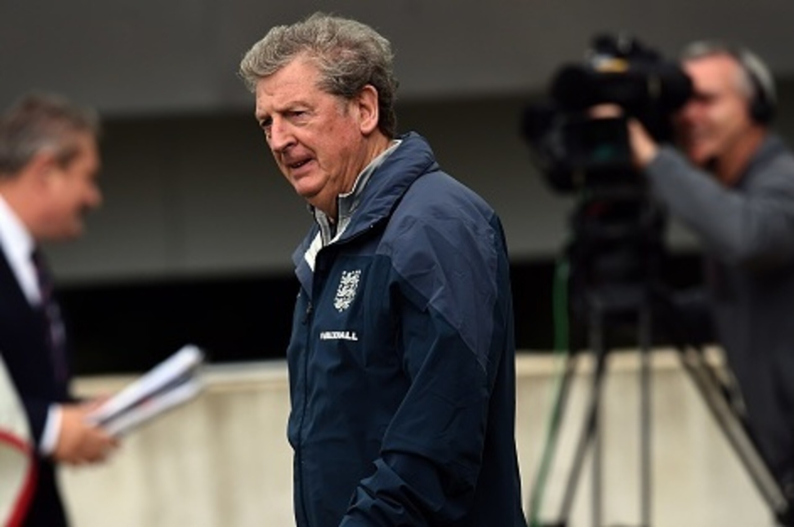 England's manager Roy Hodgson takes a team training session at St George's Park, Burton-upon-Trent, central England on September 2, 2015, ahead of their UEFA Euro 2016 Group E qualifying football match against San Marino in Serravalle on September 5, 2015