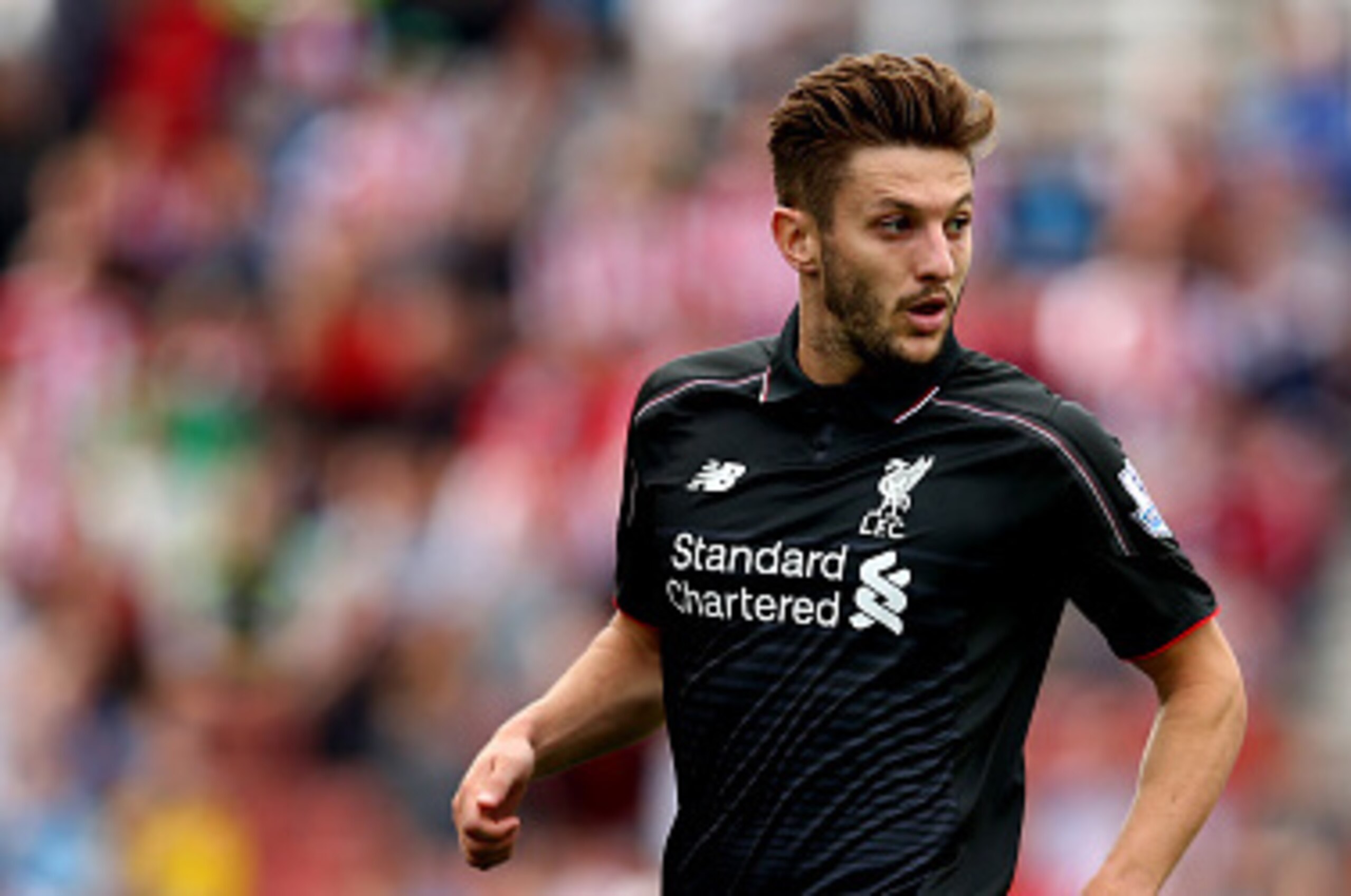 STOKE ON TRENT, ENGLAND - AUGUST 09: Adam Lallana of Liverpool in action during the Barclays Premier League match between Stoke City and Liverpool at Britannia Stadium on August 9, 2015 in Stoke on Trent, England. (Photo by Clive Brunskill/Getty Images) STOKE ON TRENT, ENGLAND - AUGUST 09: Adam Lallana of Liverpool in action during the Barclays Premier League match between Stoke City and Liverpool at Britannia Stadium on August 9, 2015 in Stoke on Trent, England. (Photo by Clive Brunskill/Getty Images)