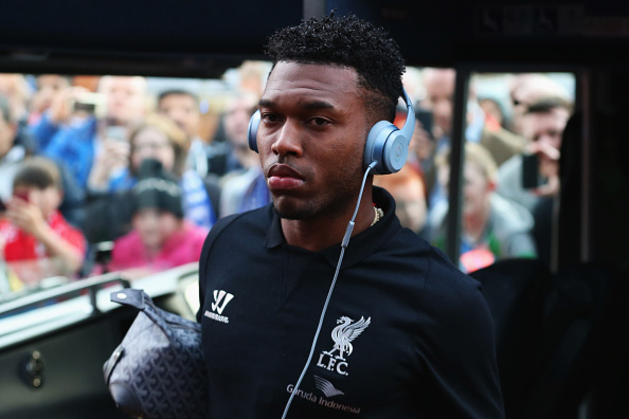 BLACKBURN, ENGLAND - APRIL 08: Daniel Sturridge of Liverpool arrives prior to the FA Cup Quarter Final Replay match between Blackburn Rovers and Liverpool at Ewood Park on April 8, 2015 in Blackburn, England. (Photo by Jan Kruger/Getty Images) BLACKBURN, ENGLAND - APRIL 08: Daniel Sturridge of Liverpool arrives prior to the FA Cup Quarter Final Replay match between Blackburn Rovers and Liverpool at Ewood Park on April 8, 2015 in Blackburn, England. (Photo by Jan Kruger/Getty Images)