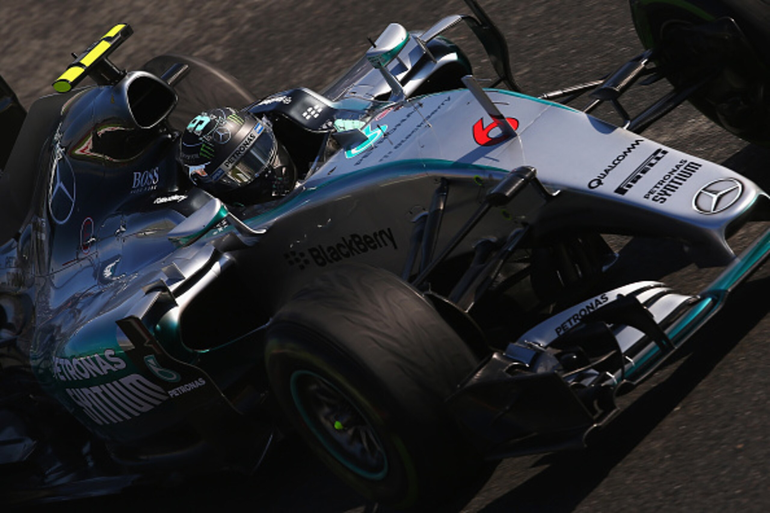 MONZA, ITALY - SEPTEMBER 05: Nico Rosberg of Germany and Mercedes GP drives during final practice for the Formula One Grand Prix of Italy at Autodromo di Monza on September 5, 2015 in Monza, Italy. (Photo by Bryn Lennon/Getty Images) MONZA, ITALY - SEPTEMBER 05: Nico Rosberg of Germany and Mercedes GP drives during final practice for the Formula One Grand Prix of Italy at Autodromo di Monza on September 5, 2015 in Monza, Italy. (Photo by Bryn Lennon/Getty Images)