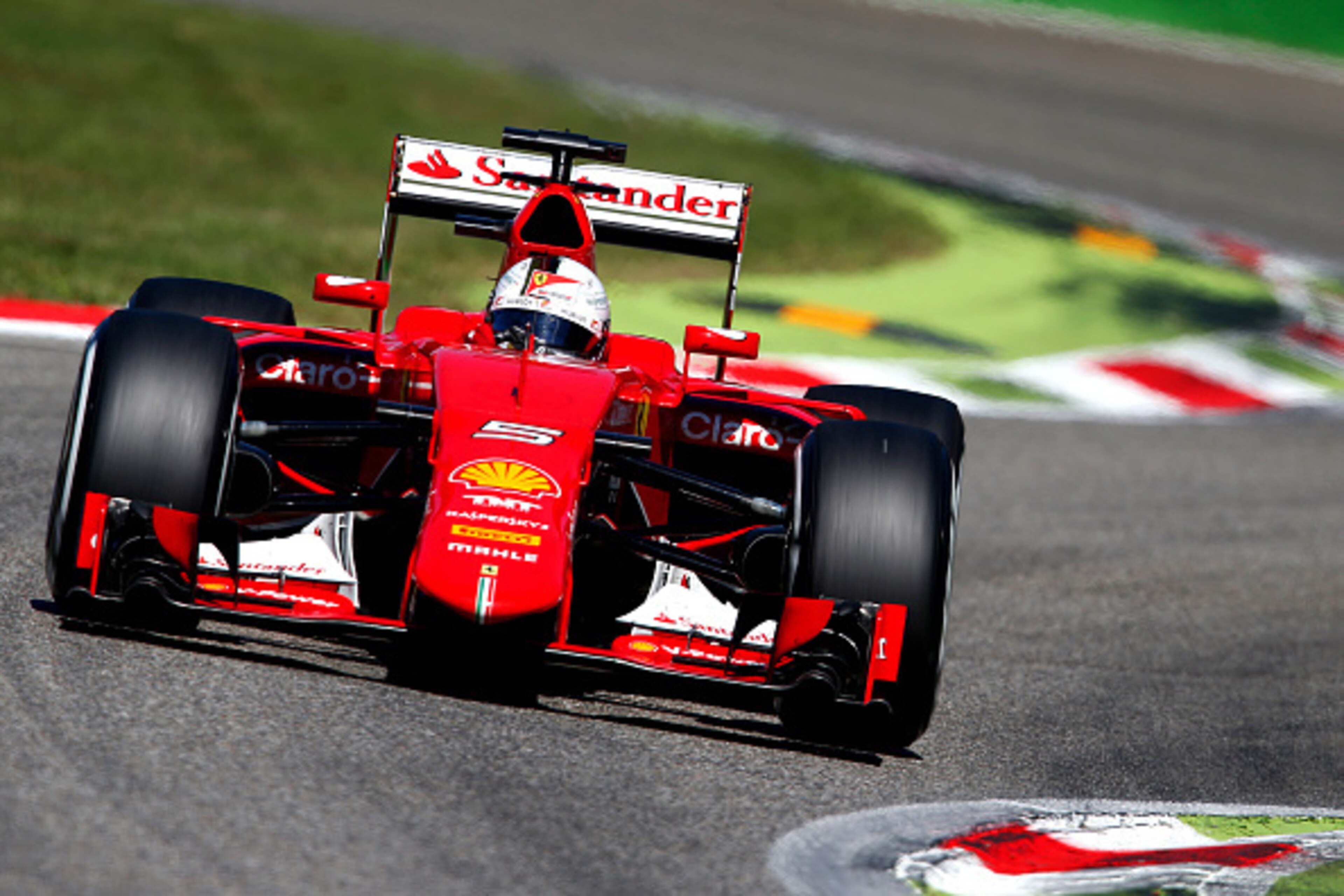 MONZA, ITALY - SEPTEMBER 06: Kimi Raikkonen of Finland and Ferrari drives during the Formula One Grand Prix of Italy at Autodromo di Monza on September 6, 2015 in Monza, Italy. (Photo by Charles Coates/Getty Images) MONZA, ITALY - SEPTEMBER 06: Kimi Raikkonen of Finland and Ferrari drives during the Formula One Grand Prix of Italy at Autodromo di Monza on September 6, 2015 in Monza, Italy. (Photo by Charles Coates/Getty Images)