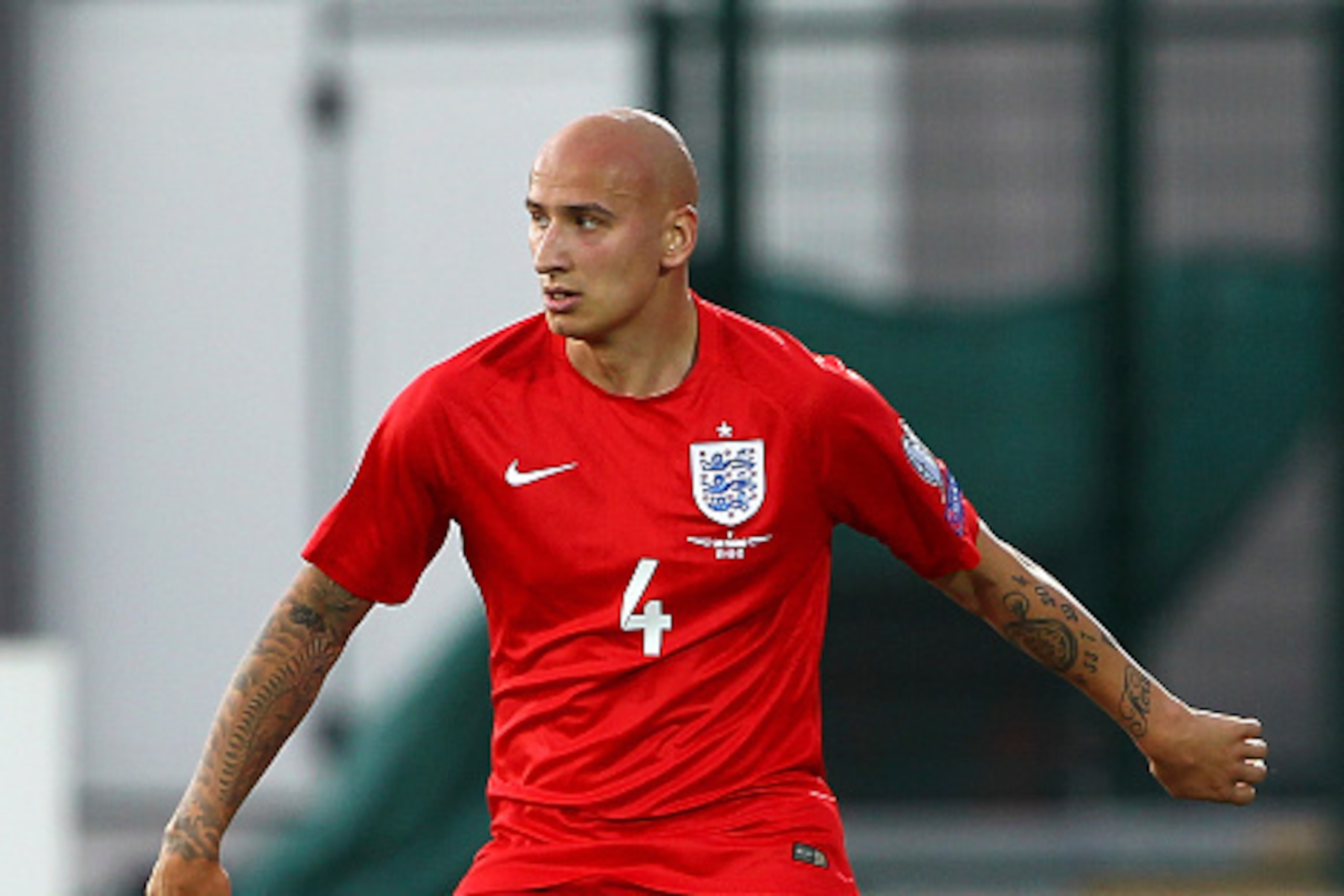 SAN MARINO, ITALY - SEPTEMBER 05:  Jonjo Shelvey of England in action during the UEFA EURO 2016 Qualifier between San Marino and England at Stadio Olimpico on September 5, 2015 in San Marino, Italy.  (Photo by Marco Luzzani/Getty Images)