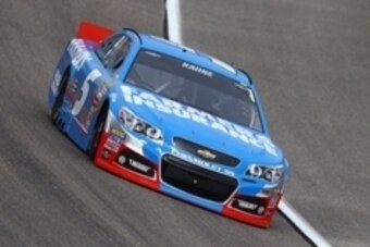 Nov 15, 2013; Homestead, FL, USA; NASCAR Sprint Cup Series driver Kasey Kahne during practice for the Ford EcoBoost 400 at Homestead-Miami Speedway. Mandatory Credit: Mark J. Rebilas-USA TODAY Sports