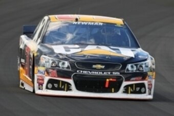 Aug 2, 2015; Long Pond, PA, USA; NASCAR Sprint Cup Series driver Ryan Newman (31) races during the Windows 10 400 at Pocono Raceway. Mandatory Credit: Matthew O'Haren-USA TODAY Sports