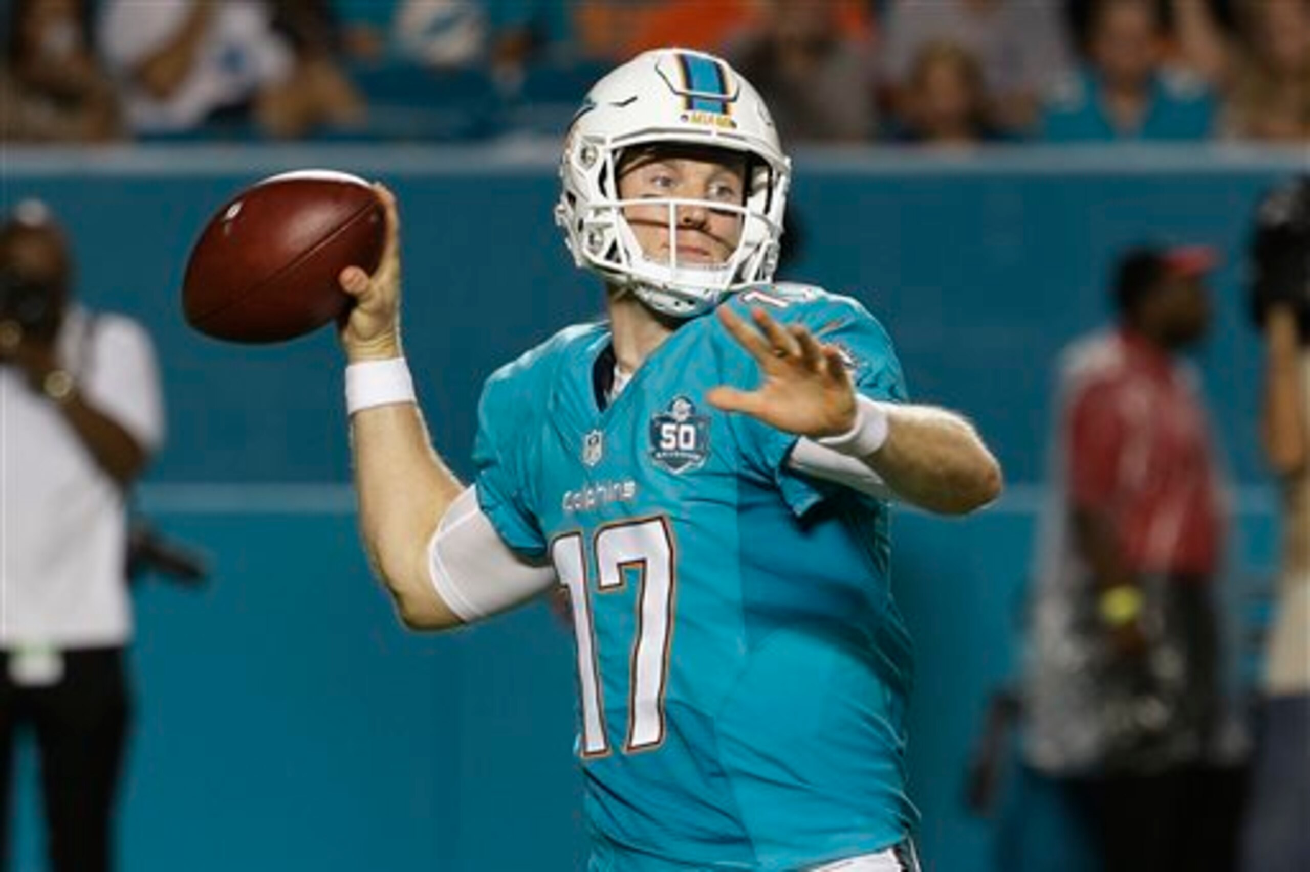Ryan Tannehill leads a talented crop of offensive players in Miami.