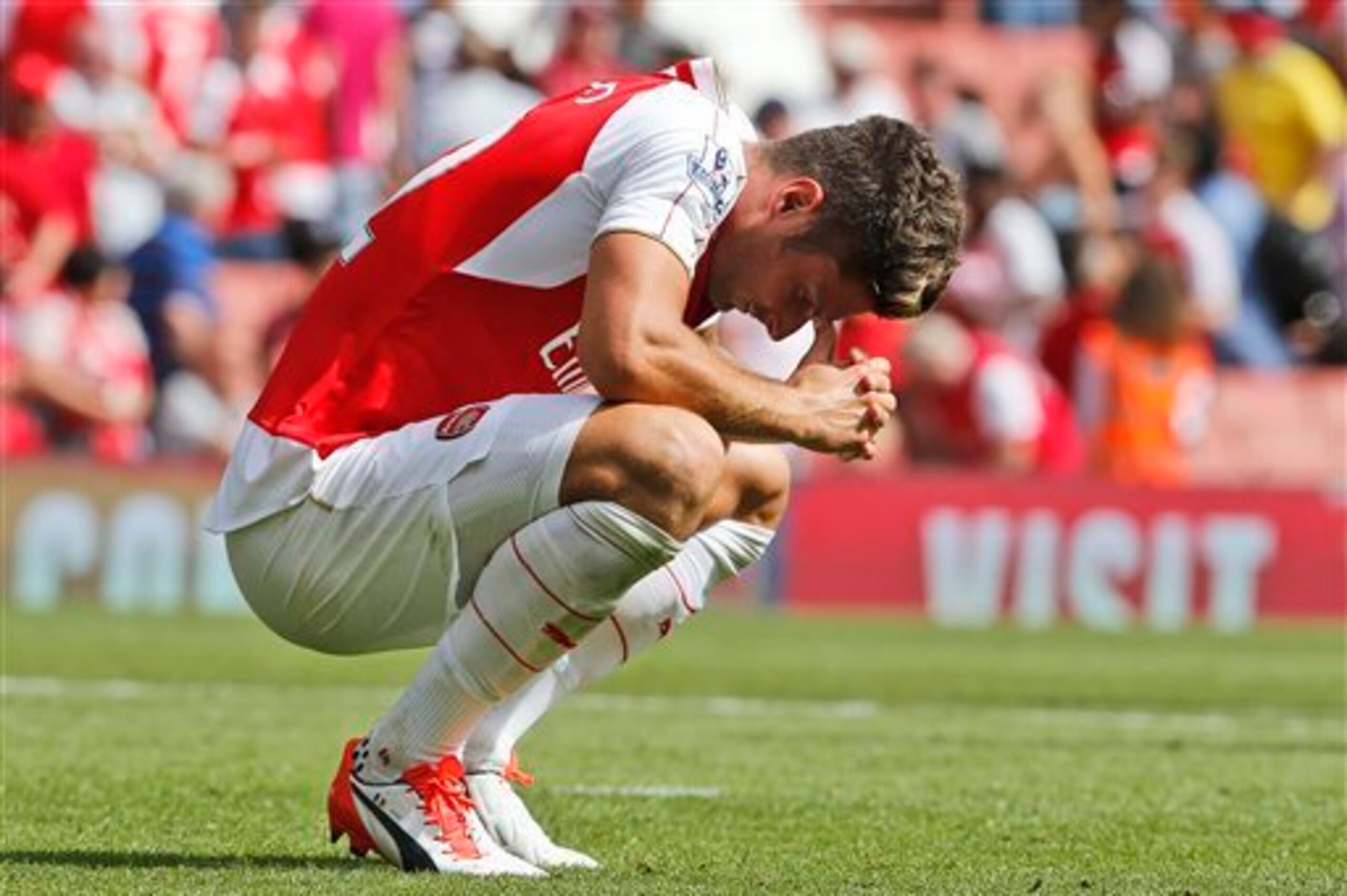 Giroud is currently Arsenal's only natural striker.