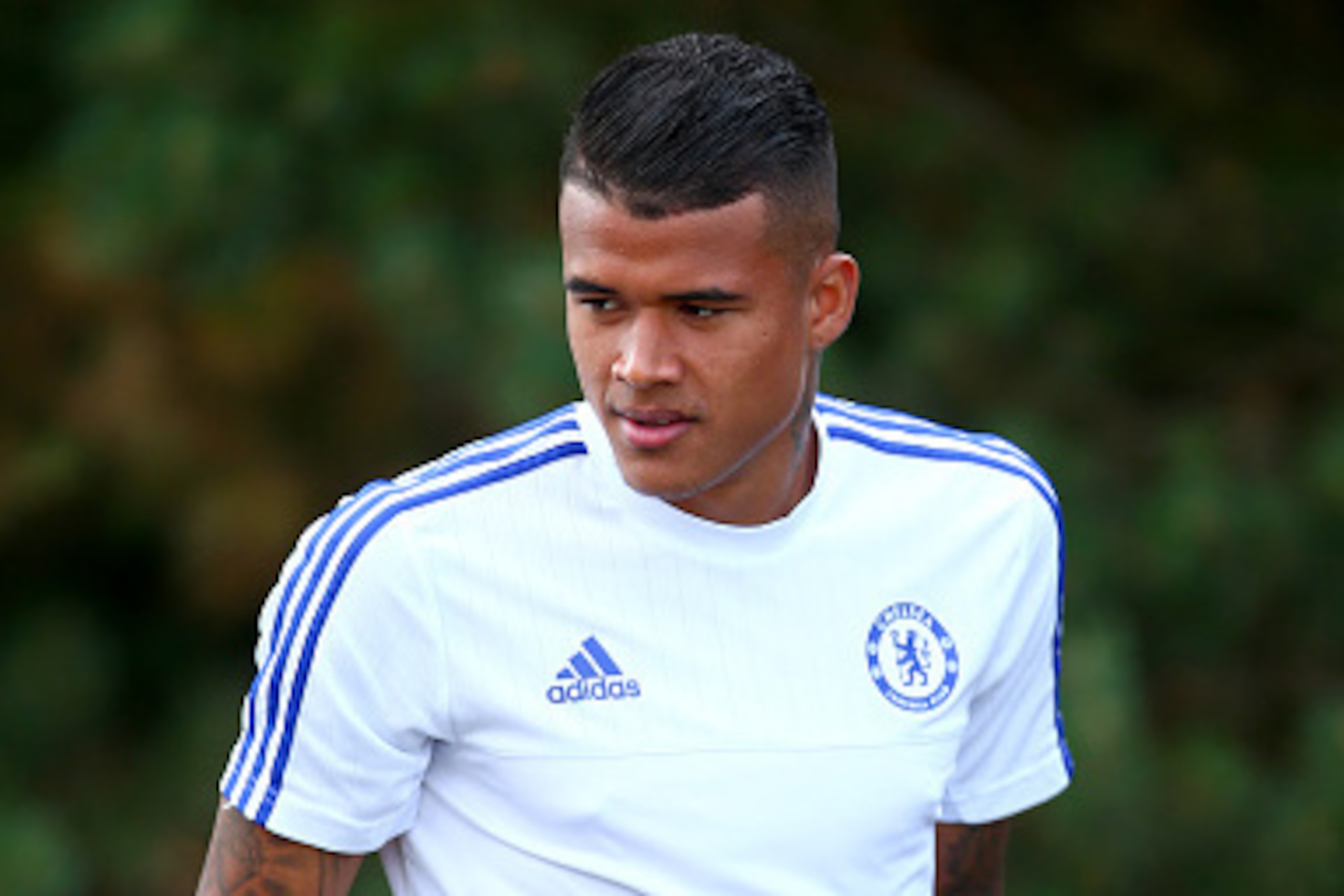 COBHAM, ENGLAND - JULY 31:  Kenedy of Chelsea during a training session at Chelsea Training Ground on July 31, 2015 in Cobham, England.  (Photo by Jordan Mansfield/Getty Images)