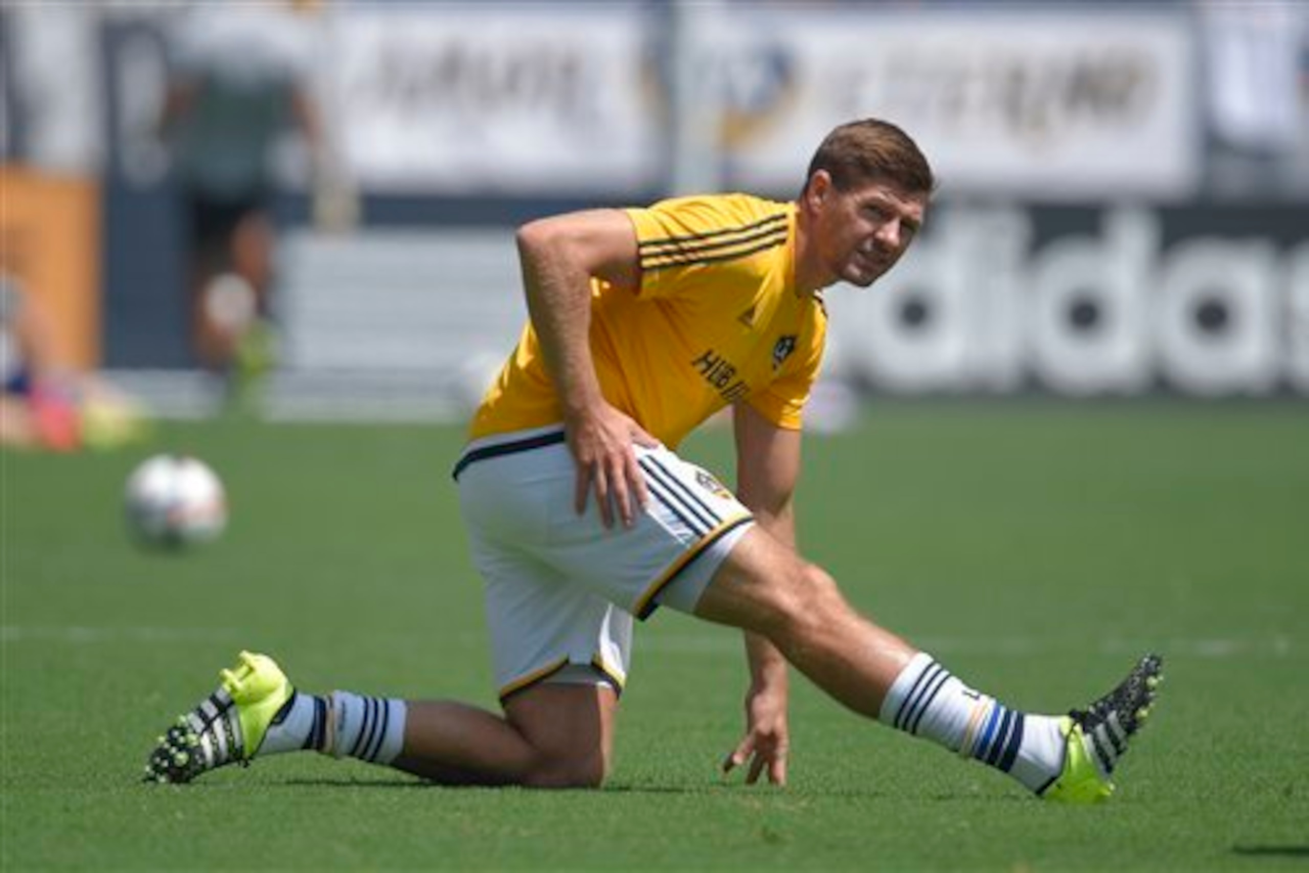 Gerrard seems to be enjoying his new life in Los Angeles.