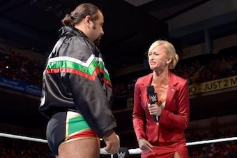 Summer Rae apologizes to Rusev on Raw.