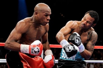 Mayweather has a granite chin. Ask Shane Mosley.