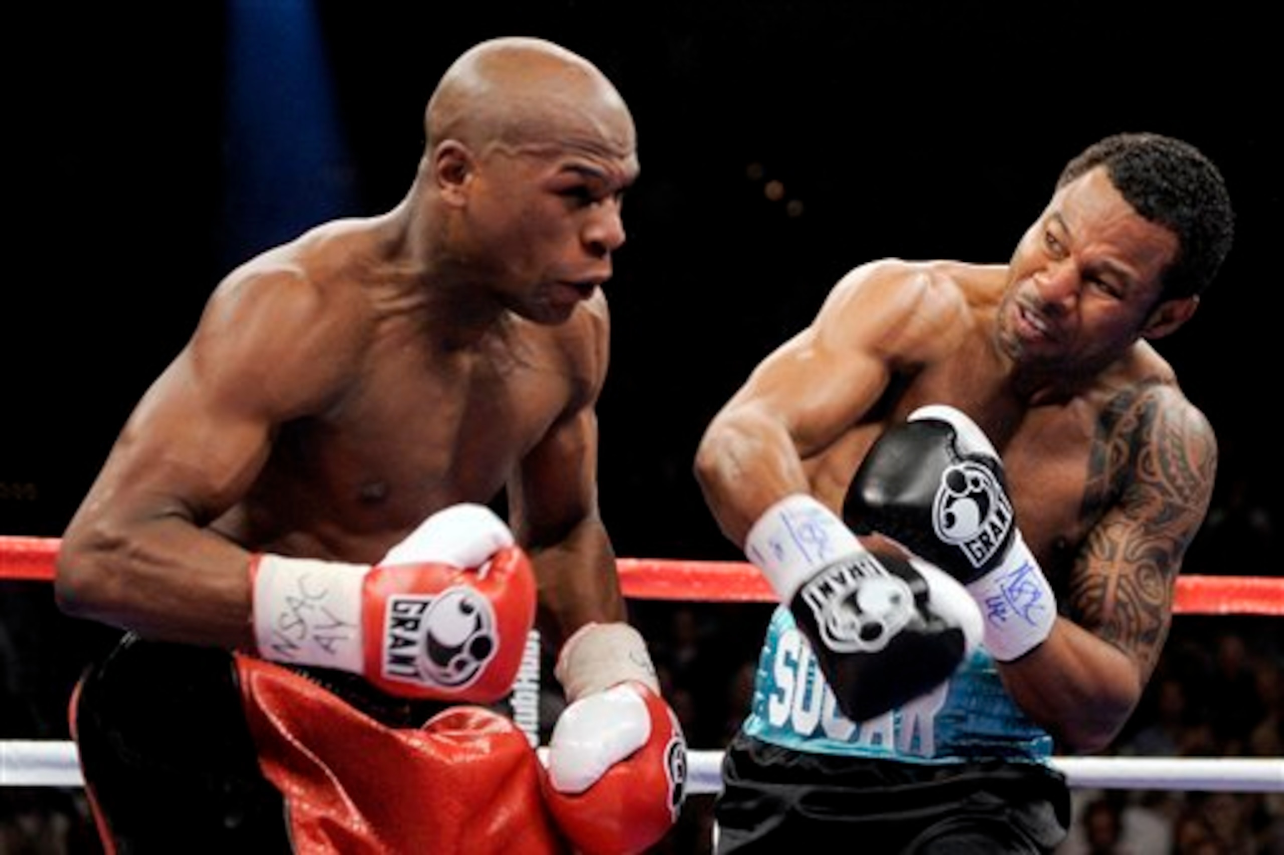 Mayweather has a granite chin. Ask Shane Mosley.