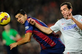 International team-mates Diego Godin and Luis Suarez will go toe-to-toe again.
