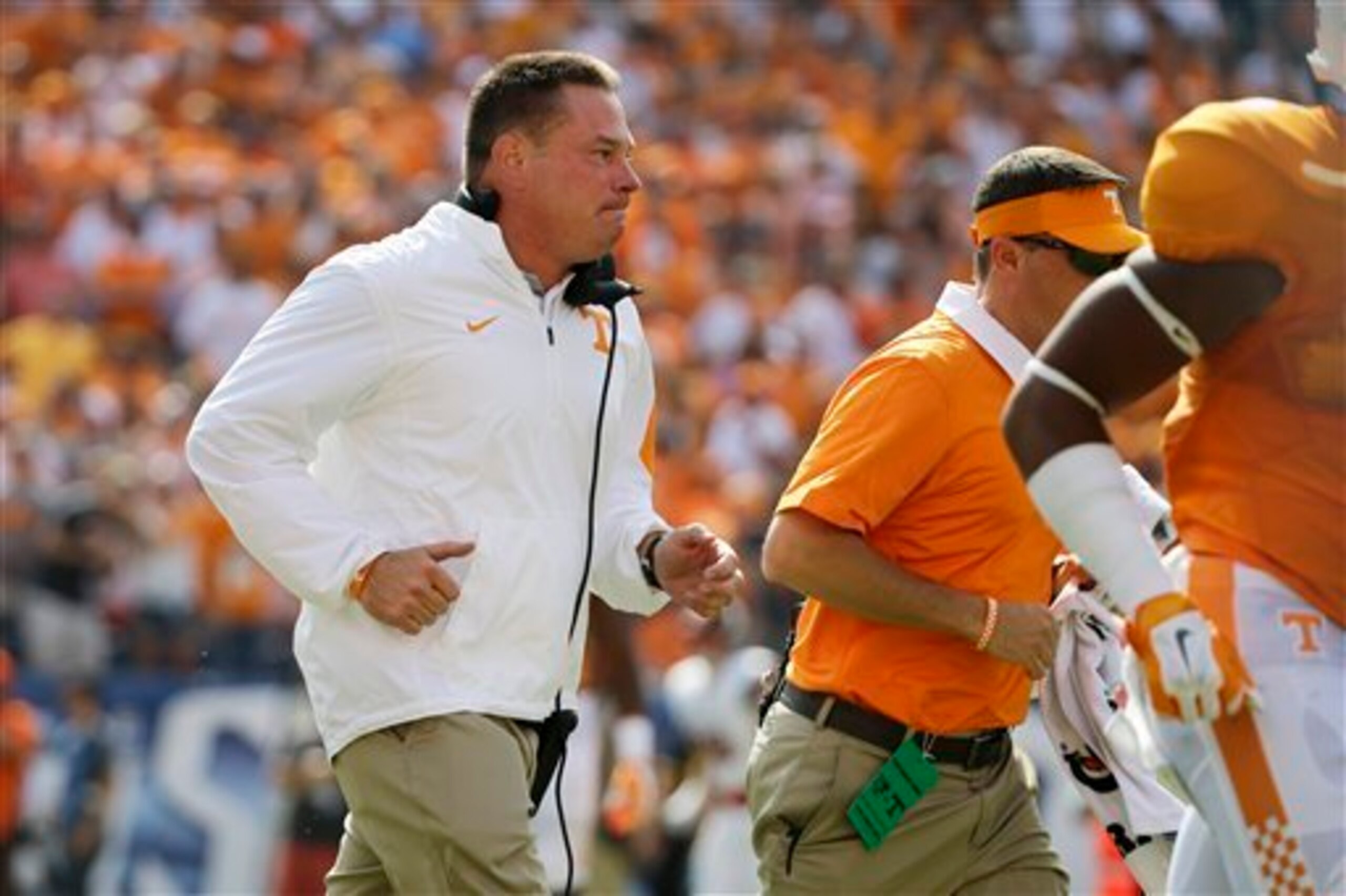 Tennessee head coach Butch Jones
