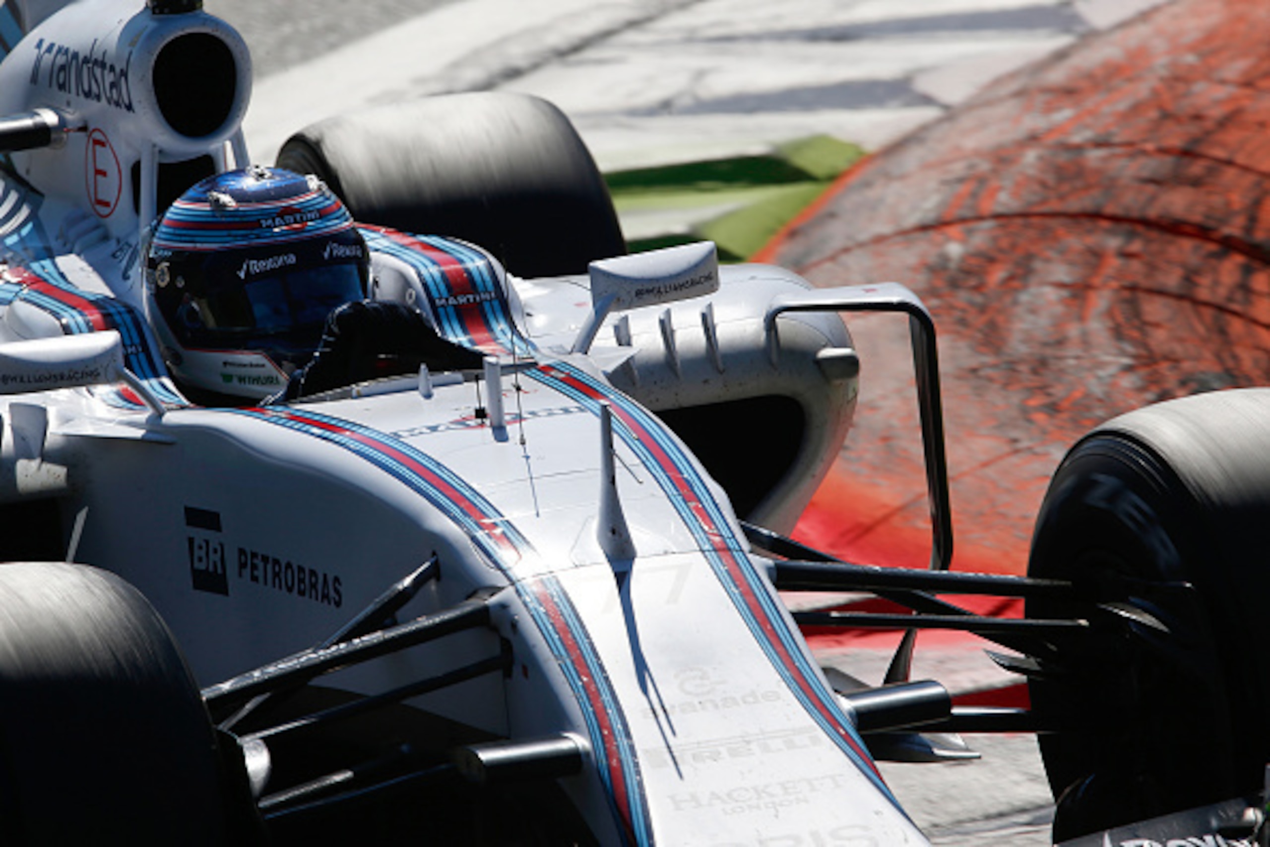 MONZA, ITALY - SEPTEMBER 06:  Valtteri Bottas of Finland and Williams driwves during the Formula One Grand Prix of Italy at Autodromo di Monza on September 6, 2015 in Monza, Italy.  (Photo by Charles Coates/Getty Images)