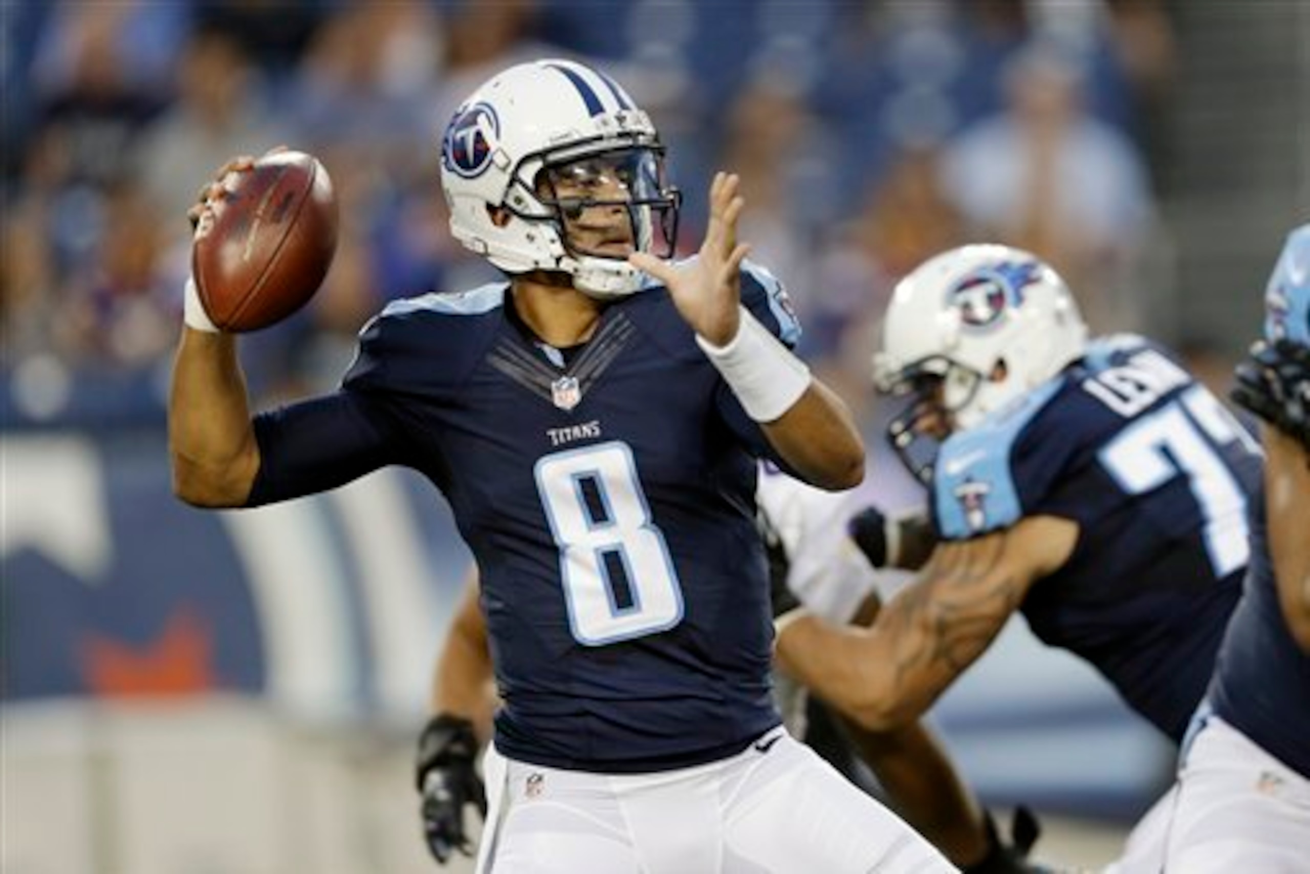 Marcus Mariota isn't known for making mistakes as a passer, throwing just 14 interceptions in his college career.