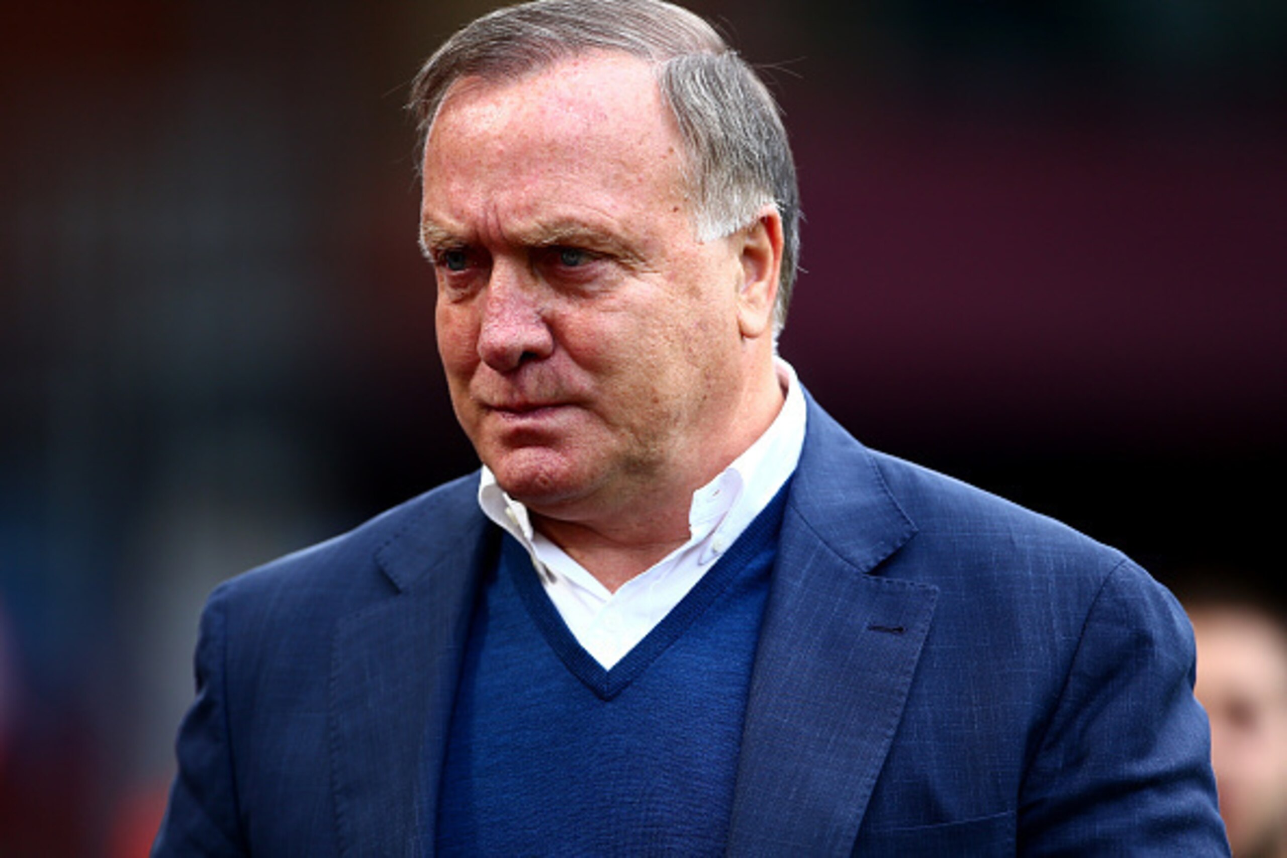 BIRMINGHAM, ENGLAND - AUGUST 29:  Dick Advocaat manager of Sunderland looks on before the Barclays Premier League match between Aston Villa and Sunderland at Villa Park on August 29, 2015 in Birmingham, England.  (Photo by Jordan Mansfield/Getty Images)