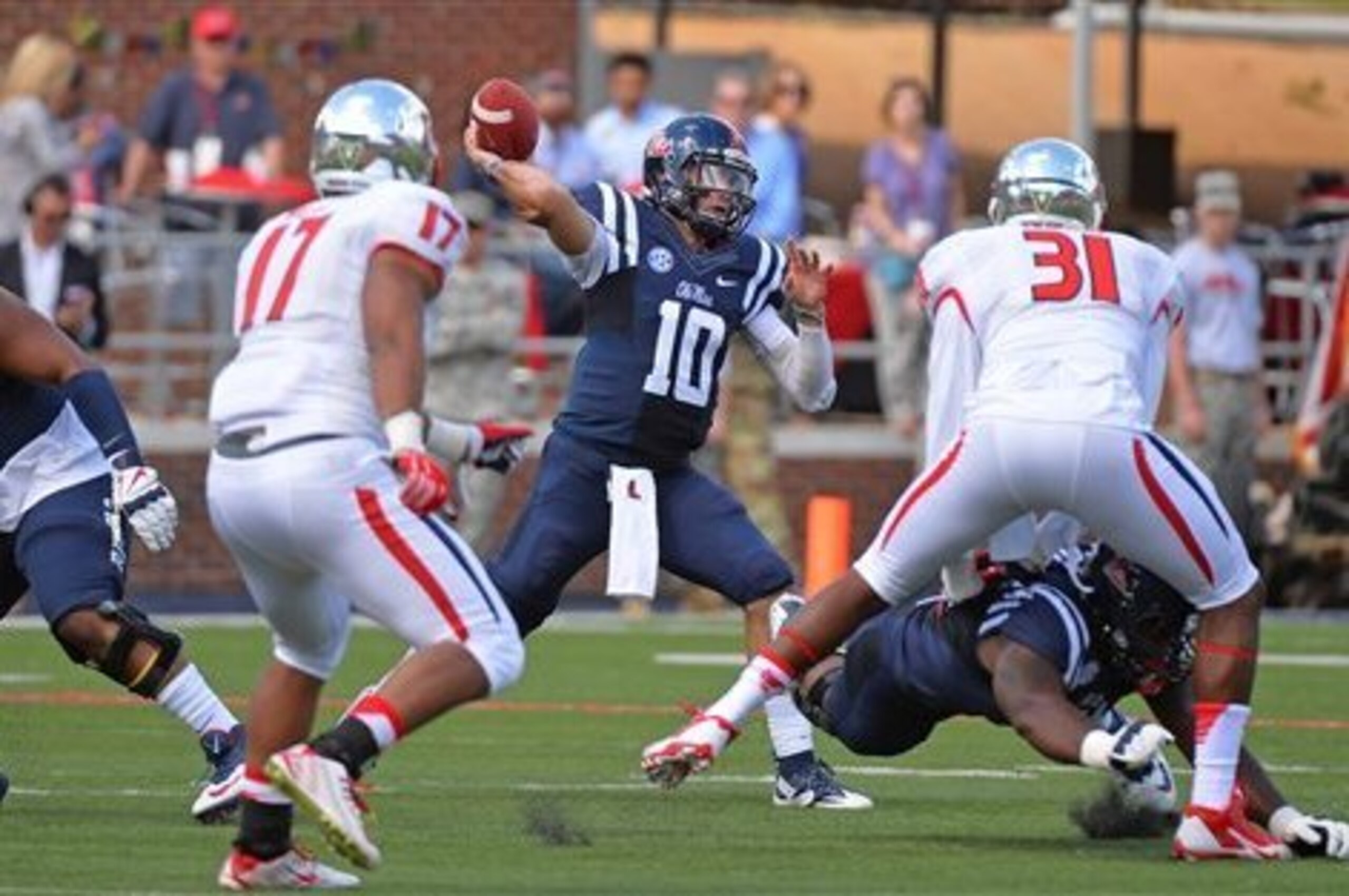 Ole Miss QB Chad Kelly Ole Miss QB Chad Kelly