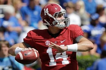 Alabama looks very different with Jake Coker taking snaps compared to Cooper Bateman.