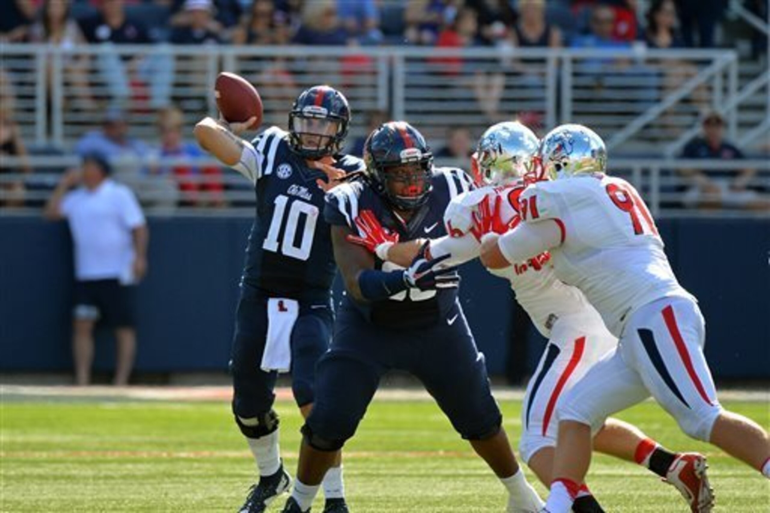 Chad Kelly has taken control of Ole Miss' offense.
