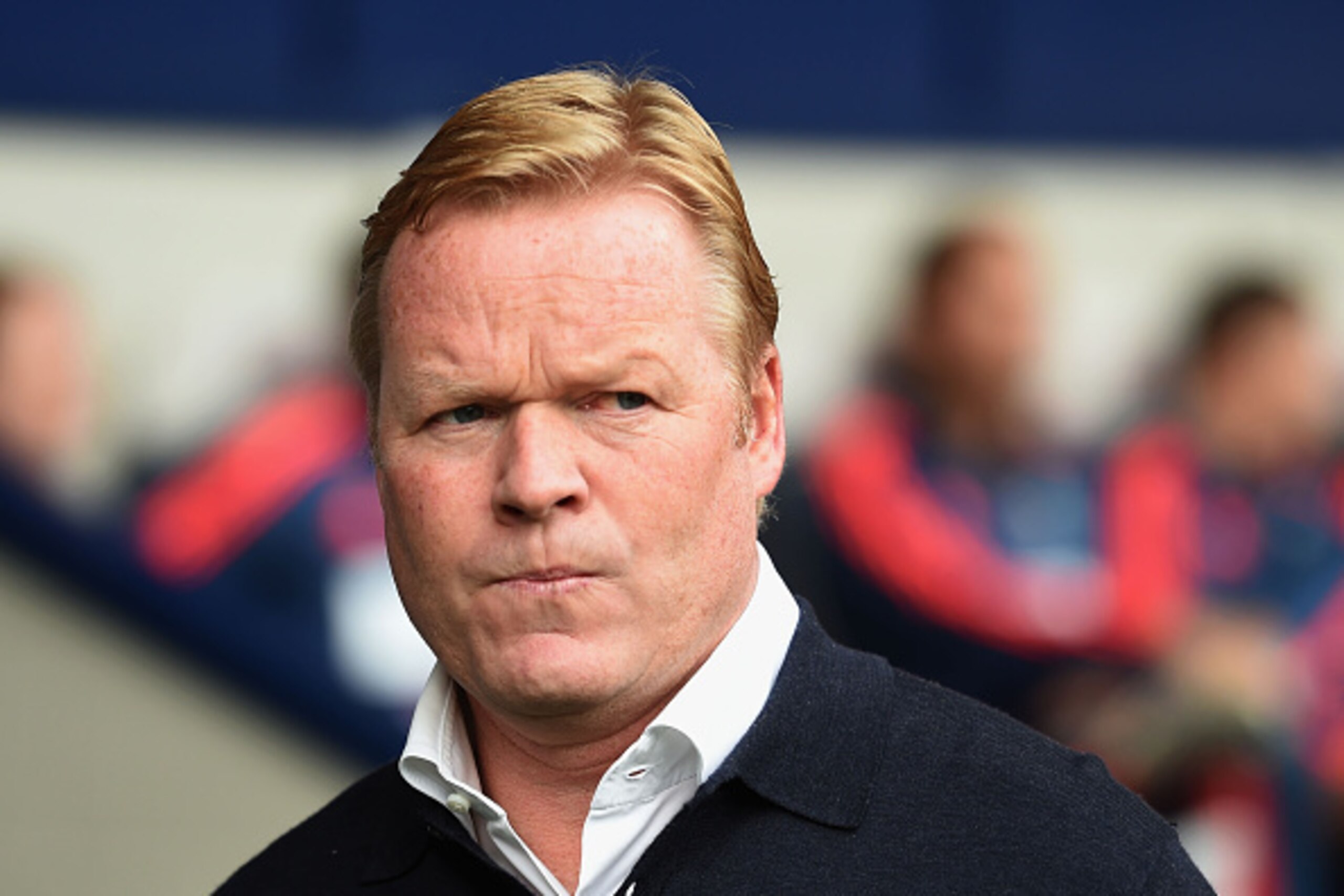 WEST BROMWICH, ENGLAND - SEPTEMBER 12:  Ronald Koeman manager of Southampton looks on prior to the Barclays Premier League match between West Bromwich Albion and Southampton at The Hawthorns on September 12, 2015 in West Bromwich, United Kingdom.  (Photo 