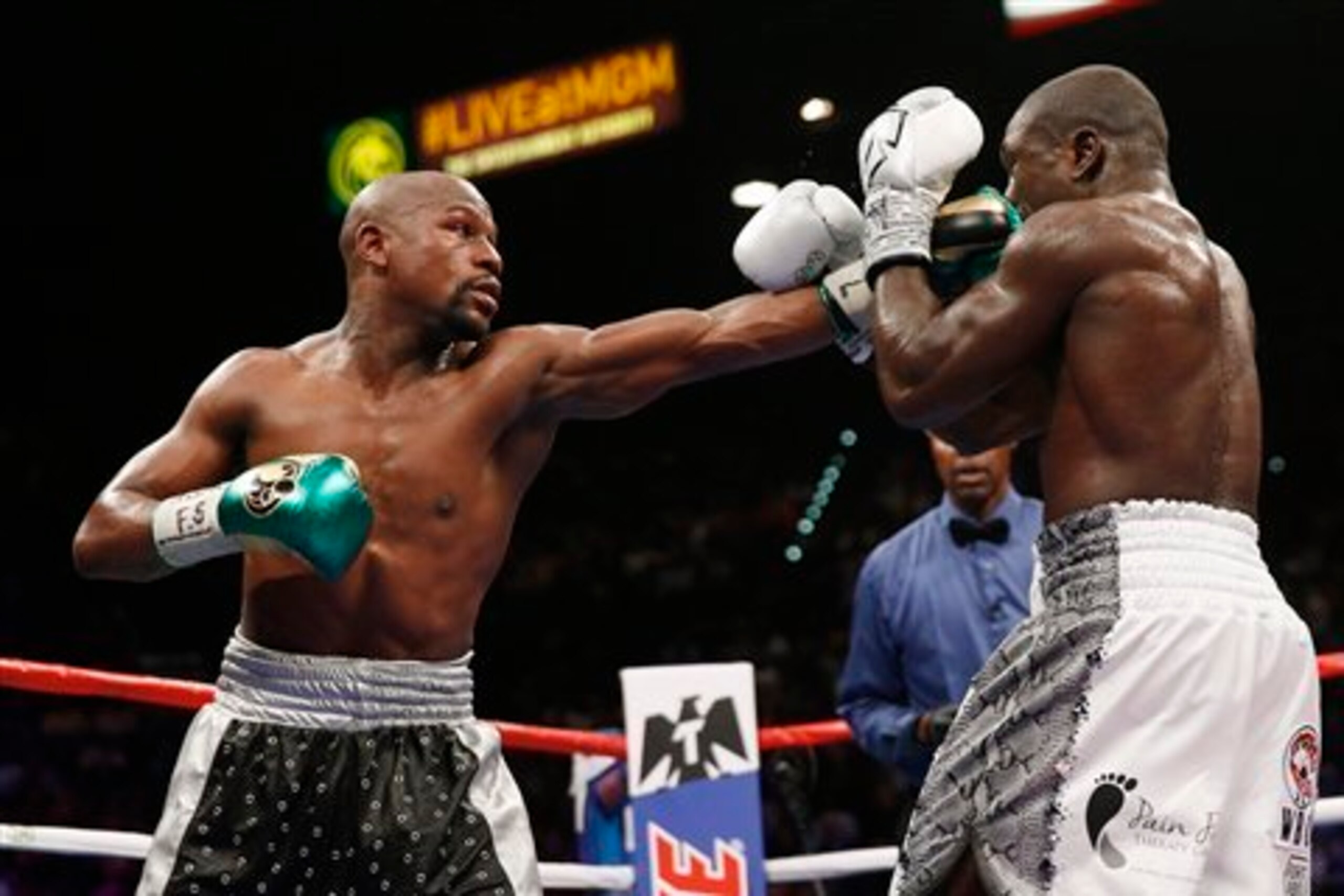 Mayweather said he was "officially retired" after dominating Andre Berto on Saturday night.