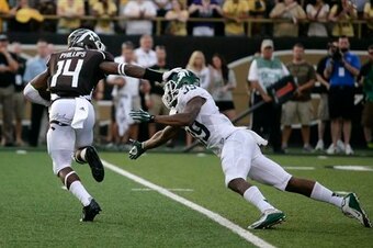 Darius Phillips scores on 100-yard return against Michigan State.
