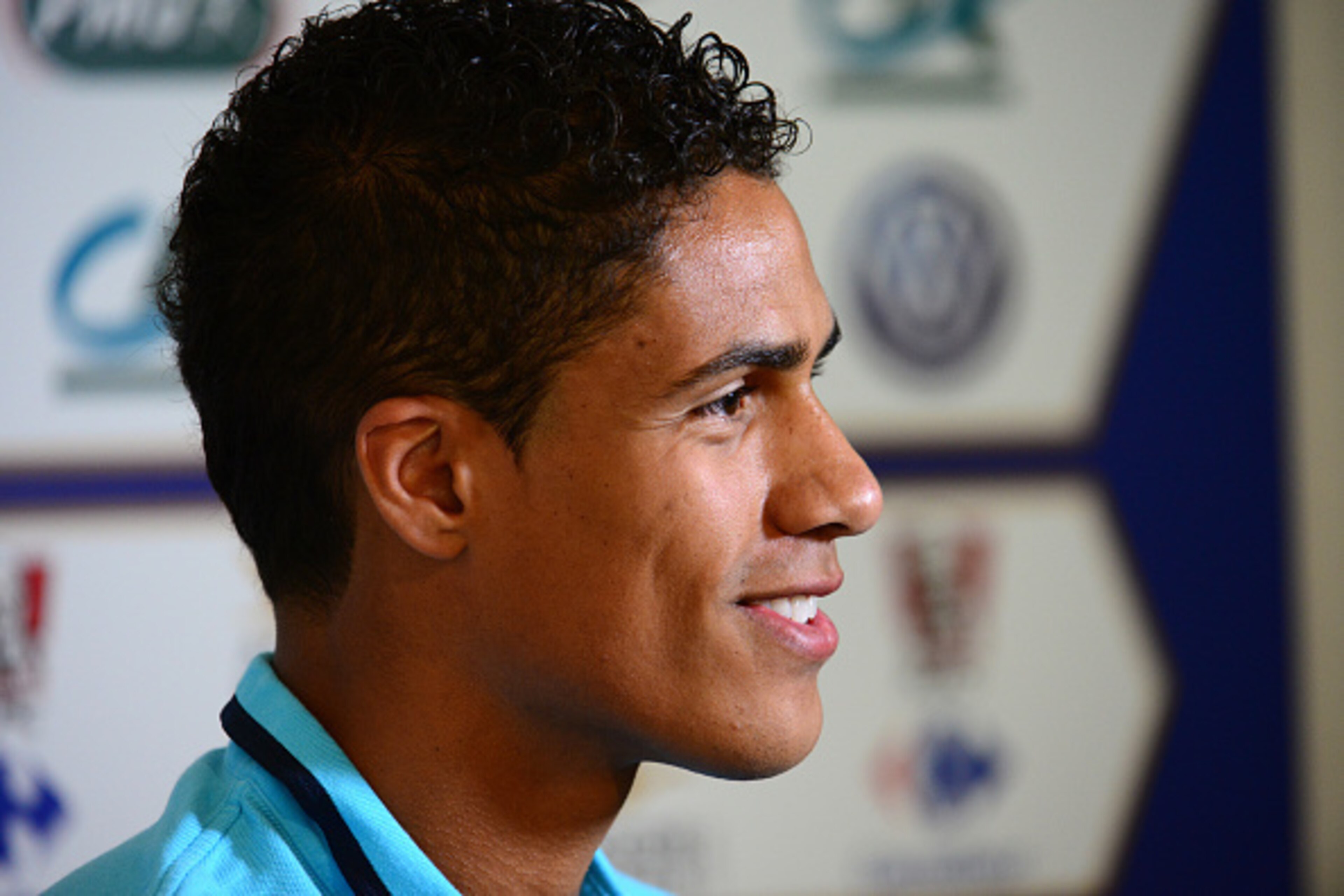 CLAIREFONTAINE, FRANCE - AUGUST 31: French football defender Raphael Varane gives a press conference at the French National Football Team Centre in Clairefontaine-en-Yvelines,on August 31, 2015 in Clairefontaine, France. (Photo by Frederic Stevens/Getty I CLAIREFONTAINE, FRANCE - AUGUST 31: French football defender Raphael Varane gives a press conference at the French National Football Team Centre in Clairefontaine-en-Yvelines,on August 31, 2015 in Clairefontaine, France. (Photo by Frederic Stevens/Getty I