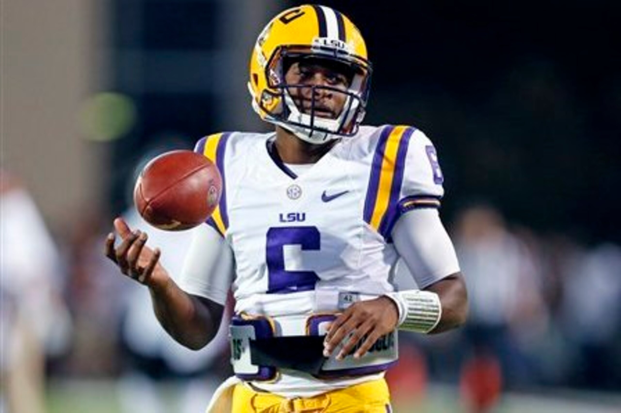 LSU QB Brandon Harris