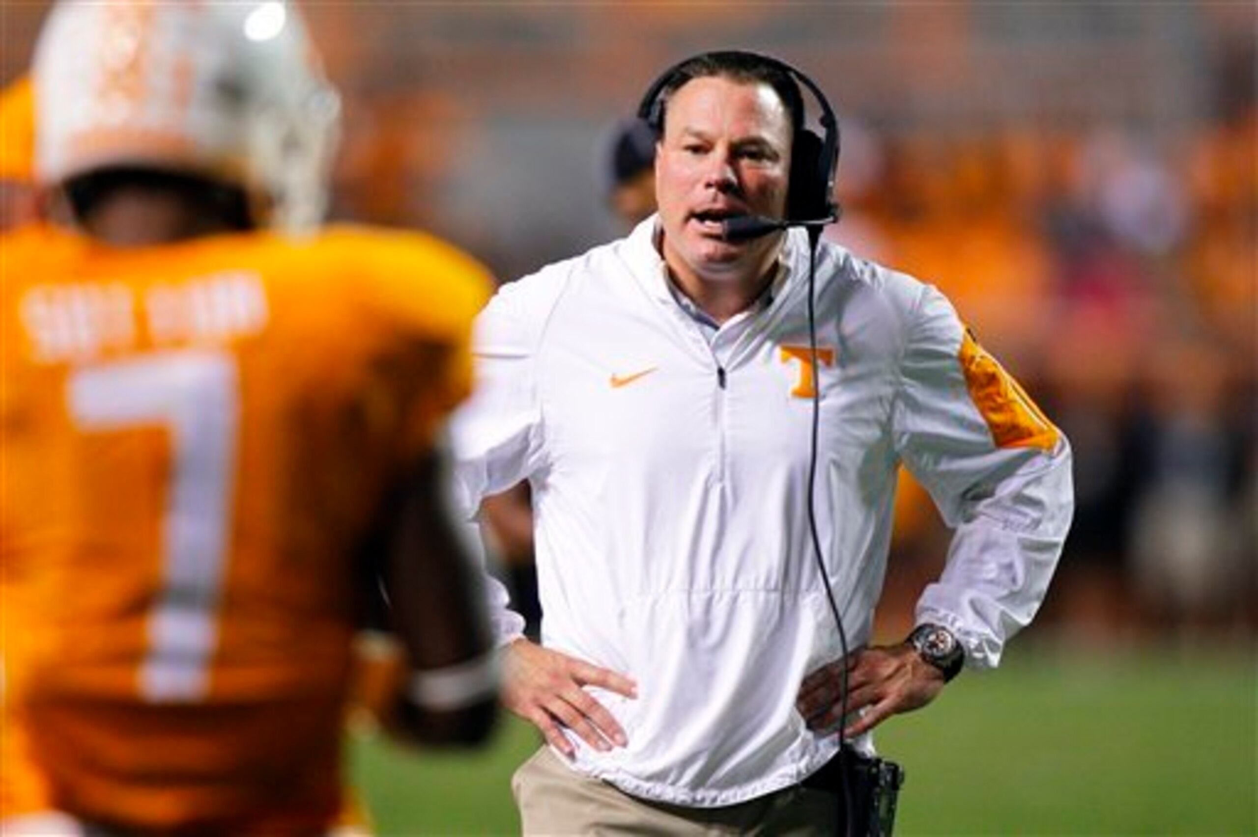 Tennessee head coach Butch Jones Tennessee head coach Butch Jones
