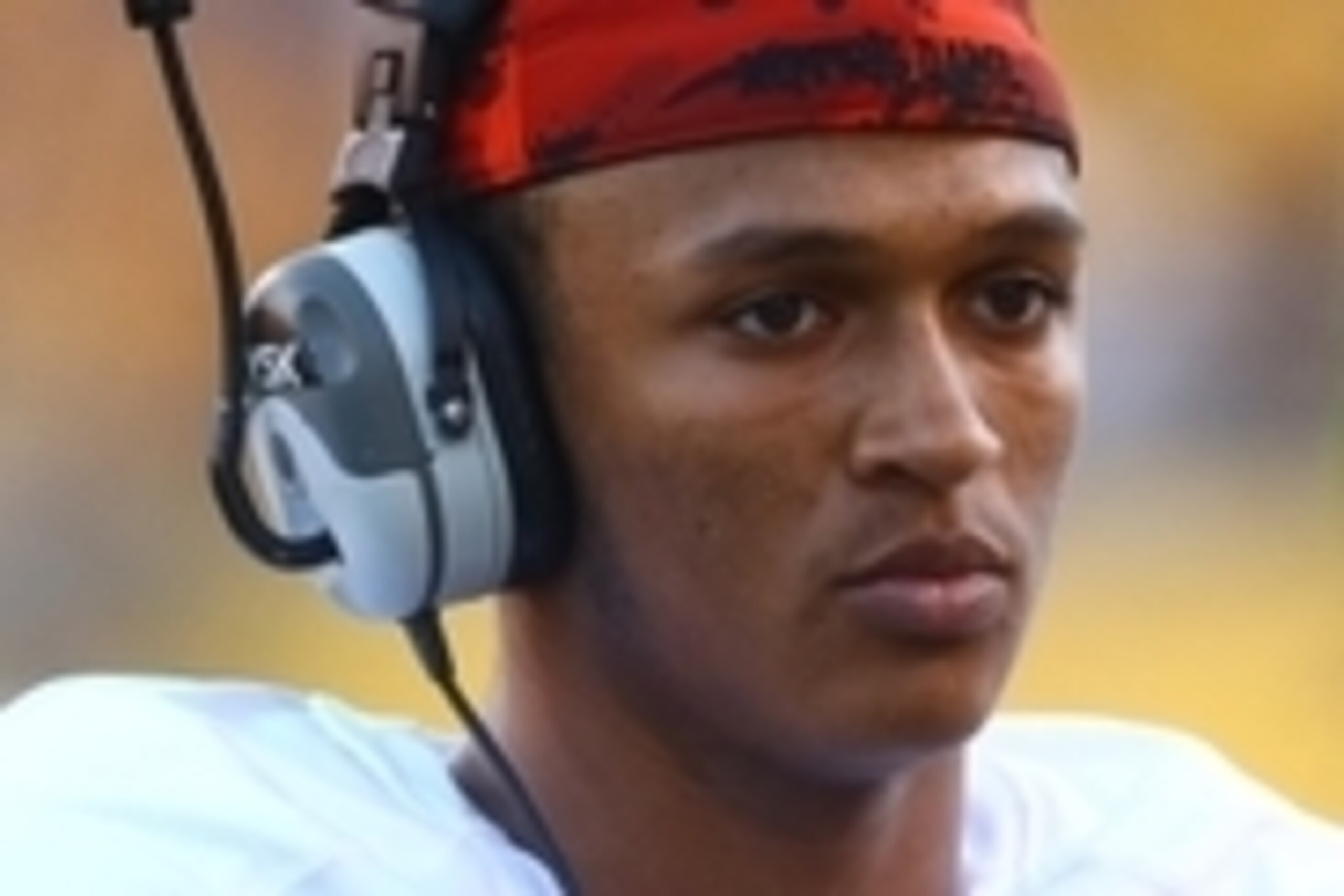 Nov 8, 2014; Tempe, AZ, USA; Notre Dame Fighting Irish quarterback DeShone Kizer (14) against the Arizona State Sun Devils at Sun Devil Stadium. Arizona State defeated Notre Dame 55-31. Mandatory Credit: Mark J. Rebilas-USA TODAY Sports